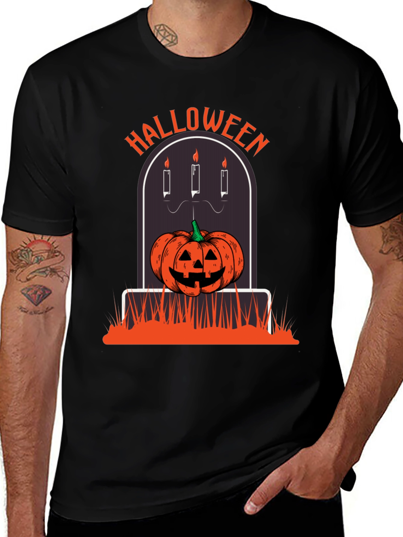 Variant 19 of Halloween Pumpkin Graphic Tee