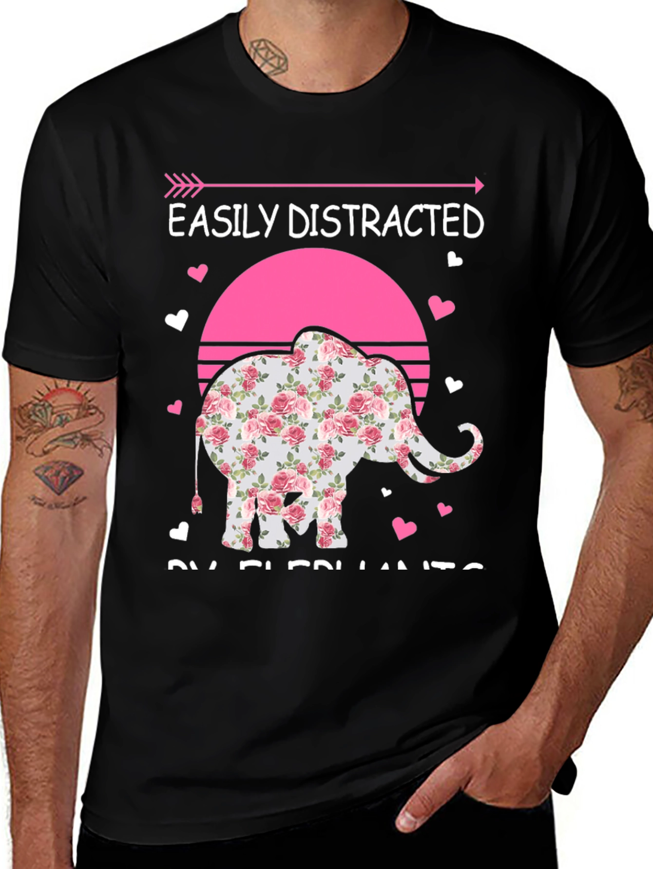 Easily Distracted By Elephants T-Shirt