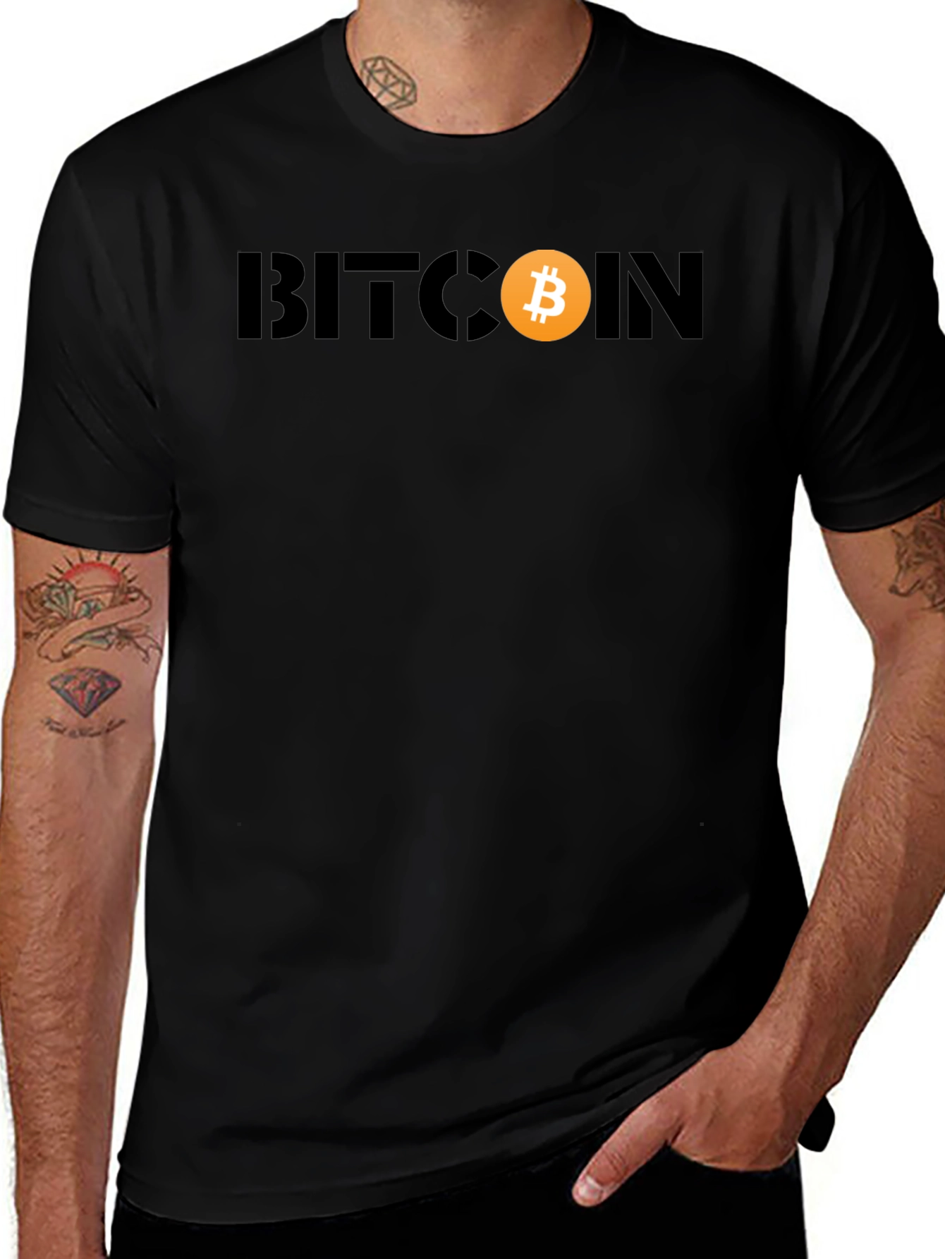 Variant 21 of Bitcoin Crypto Black Tee
