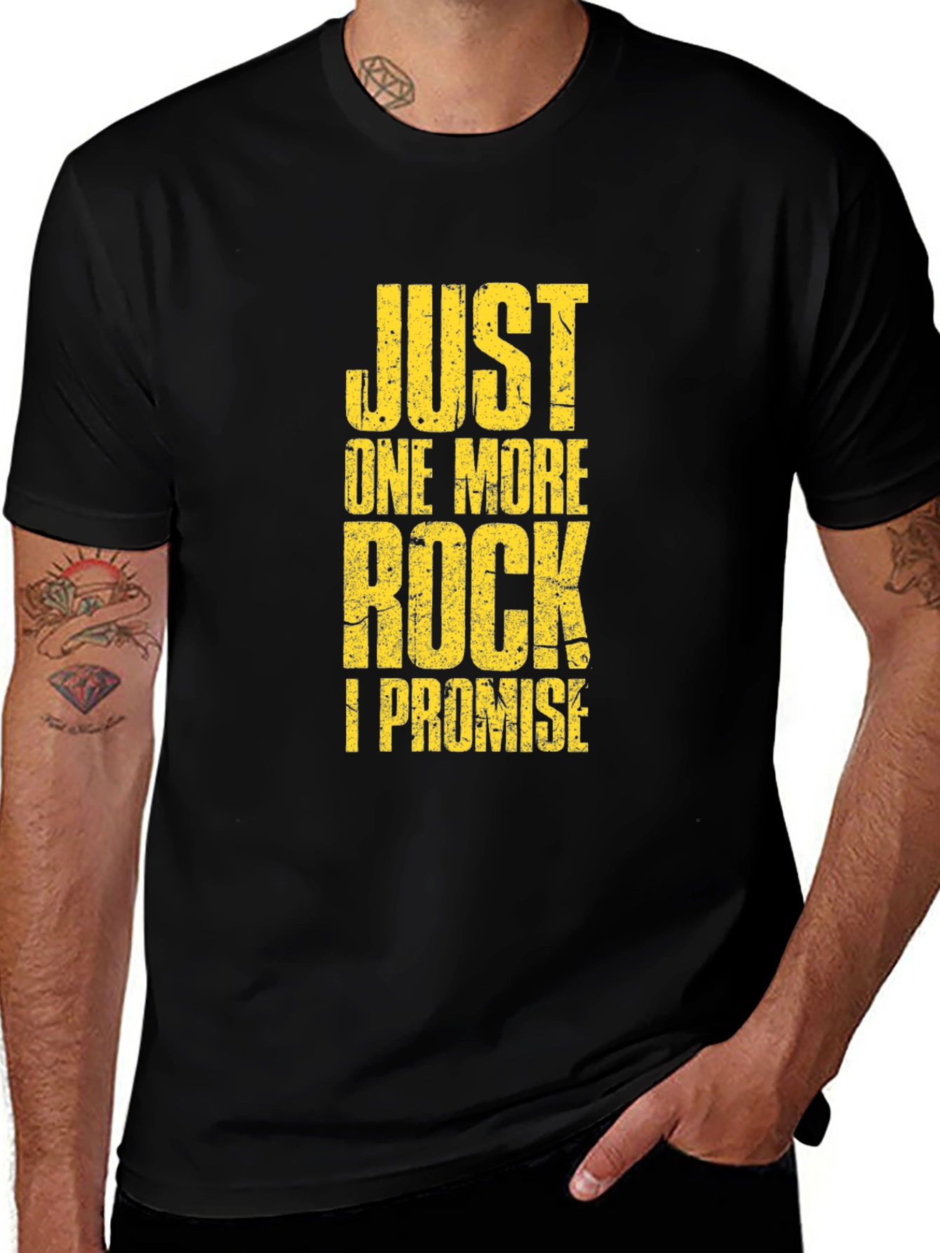 Variant 22 of Just One More Rock T-Shirt - Funny Geology Tee
