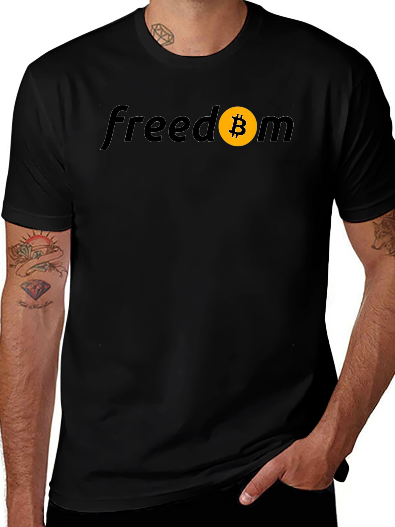 Variant 24 of Bitcoin Freedom Graphic Tee - Crypto Enthusiast Shirt