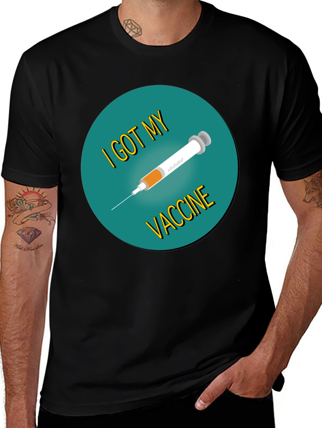Variant 7 of I Got My Vaccine Graphic Tee - Unisex