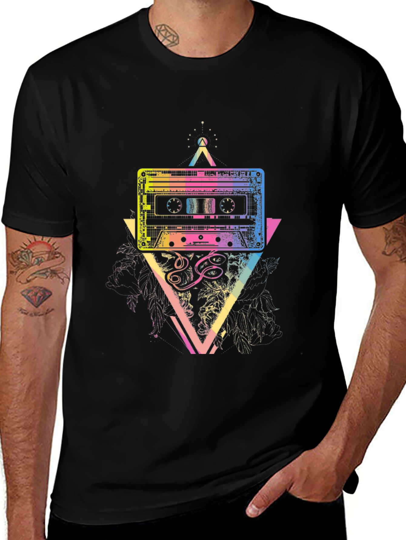 Variant 15 of Retro Cassette Graphic T-Shirt
