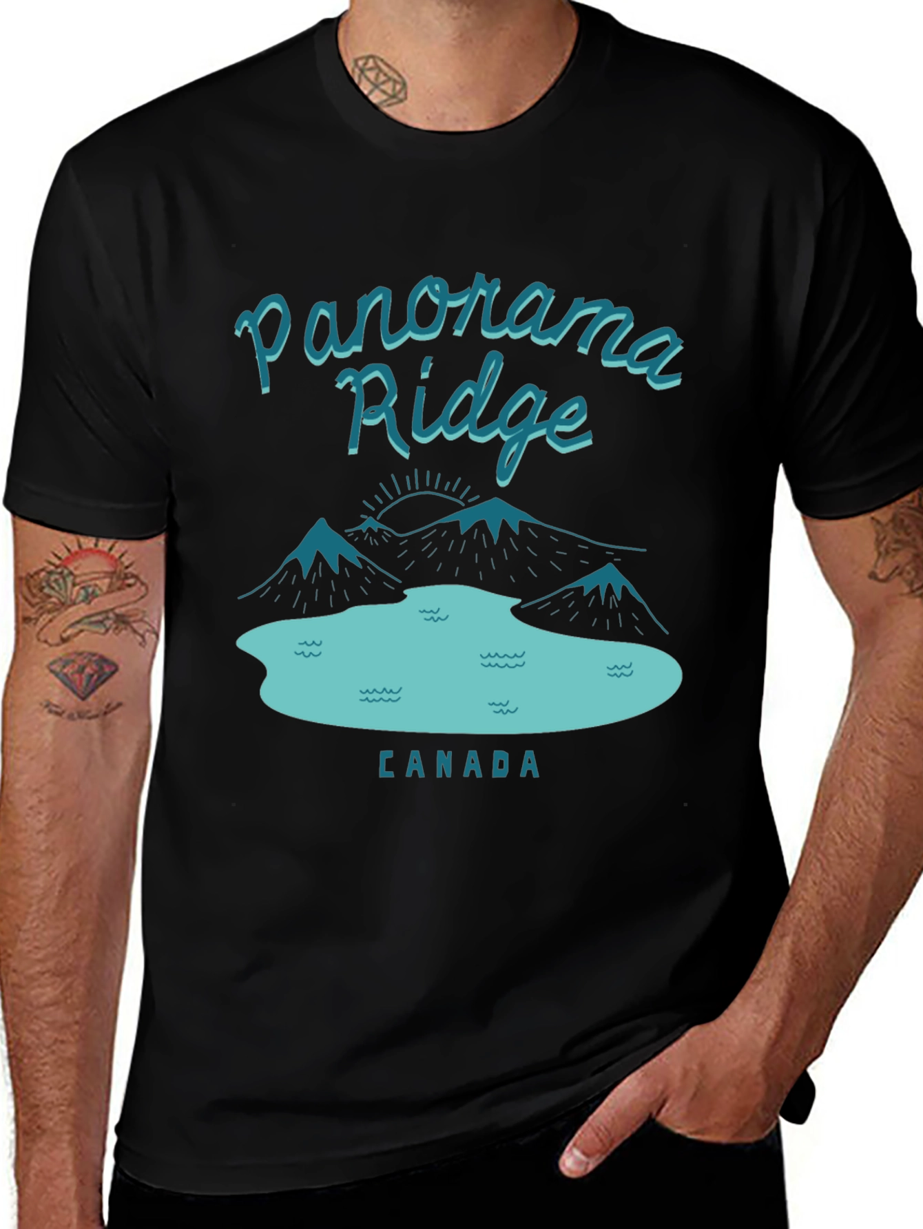 Variant 11 of Panorama Ridge Canada Graphic T-Shirt