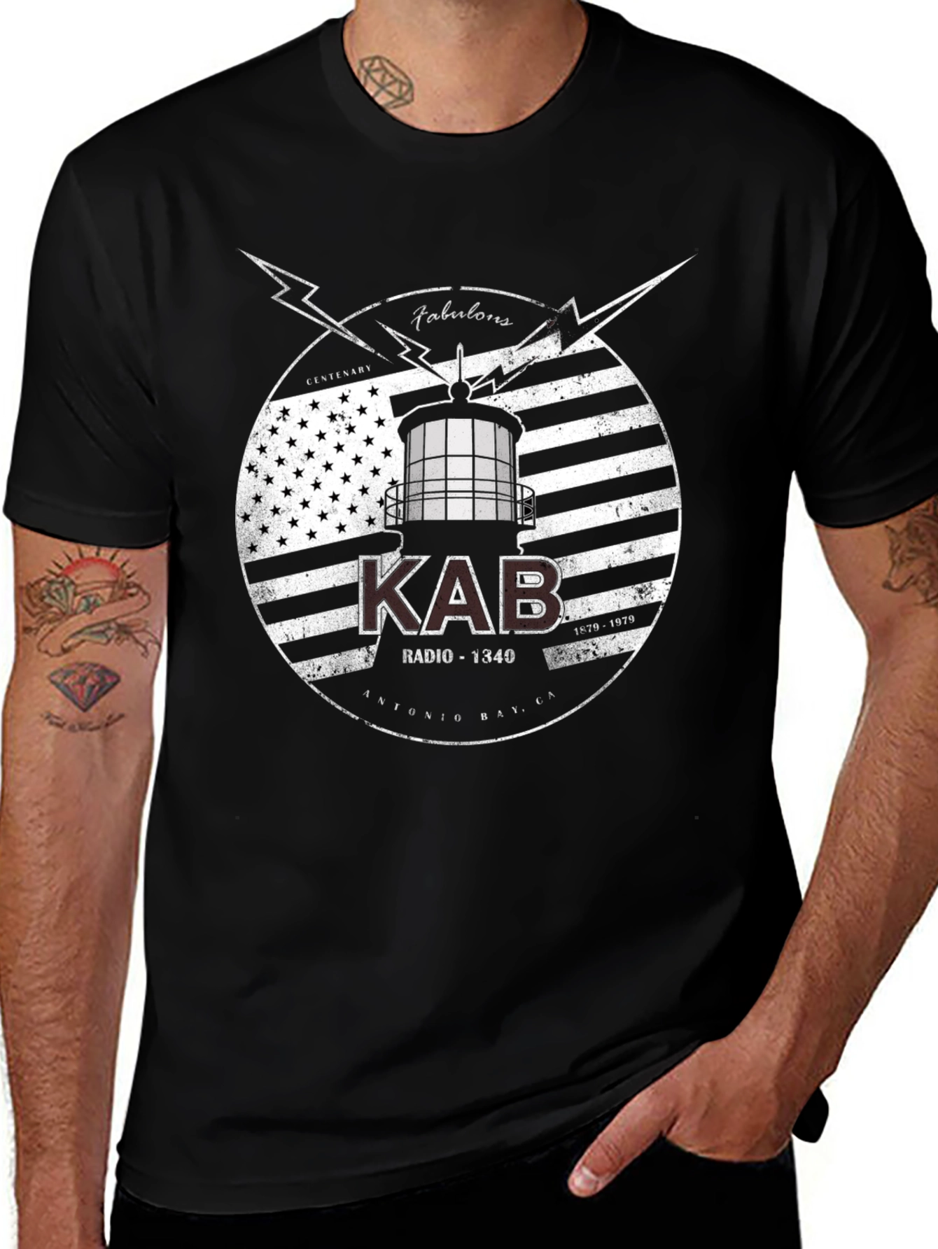 KAB Radio Tee - Vintage Style T-Shirt