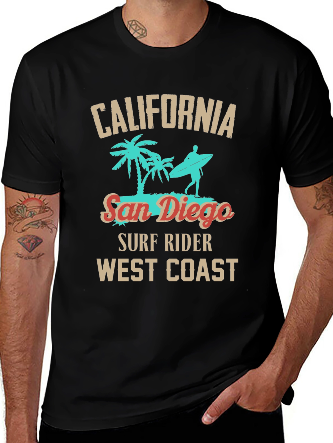 California San Diego Surf Rider T-Shirt