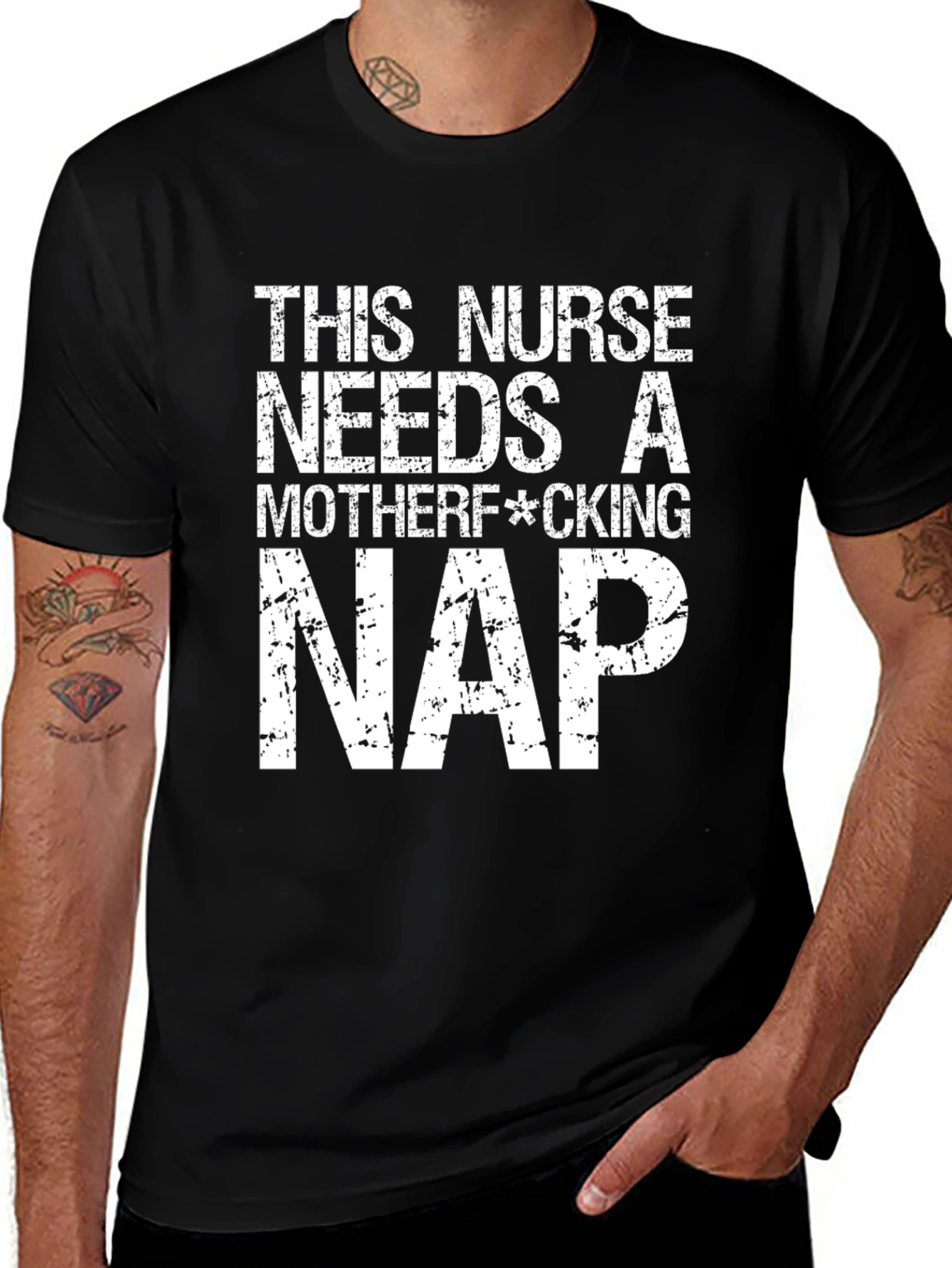 Variant 9 of Nurse Nap T-Shirt: Funny Needs A Nap Design
