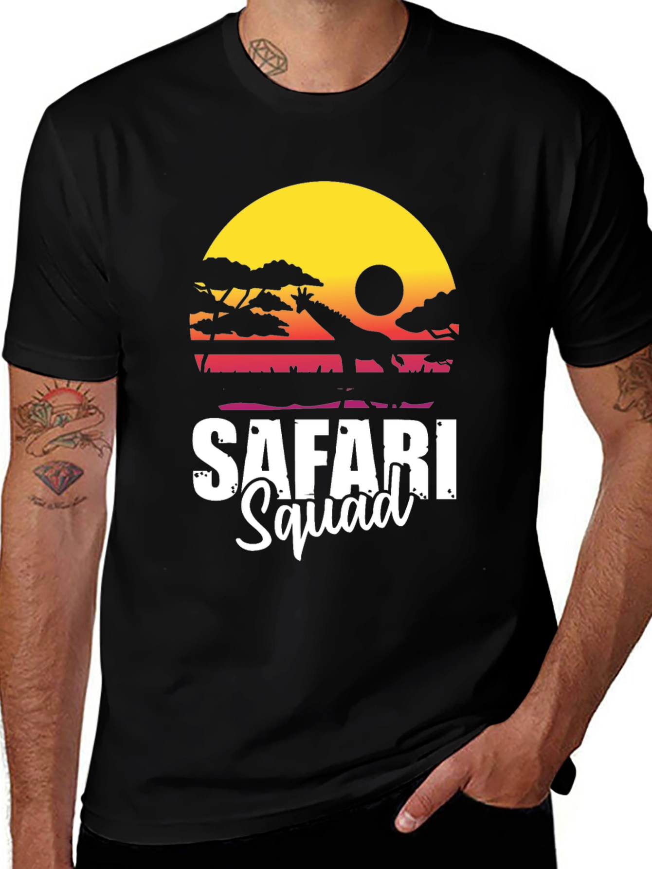 Variant 17 of Safari Squad Graphic T-Shirt - Adventure Awaits!