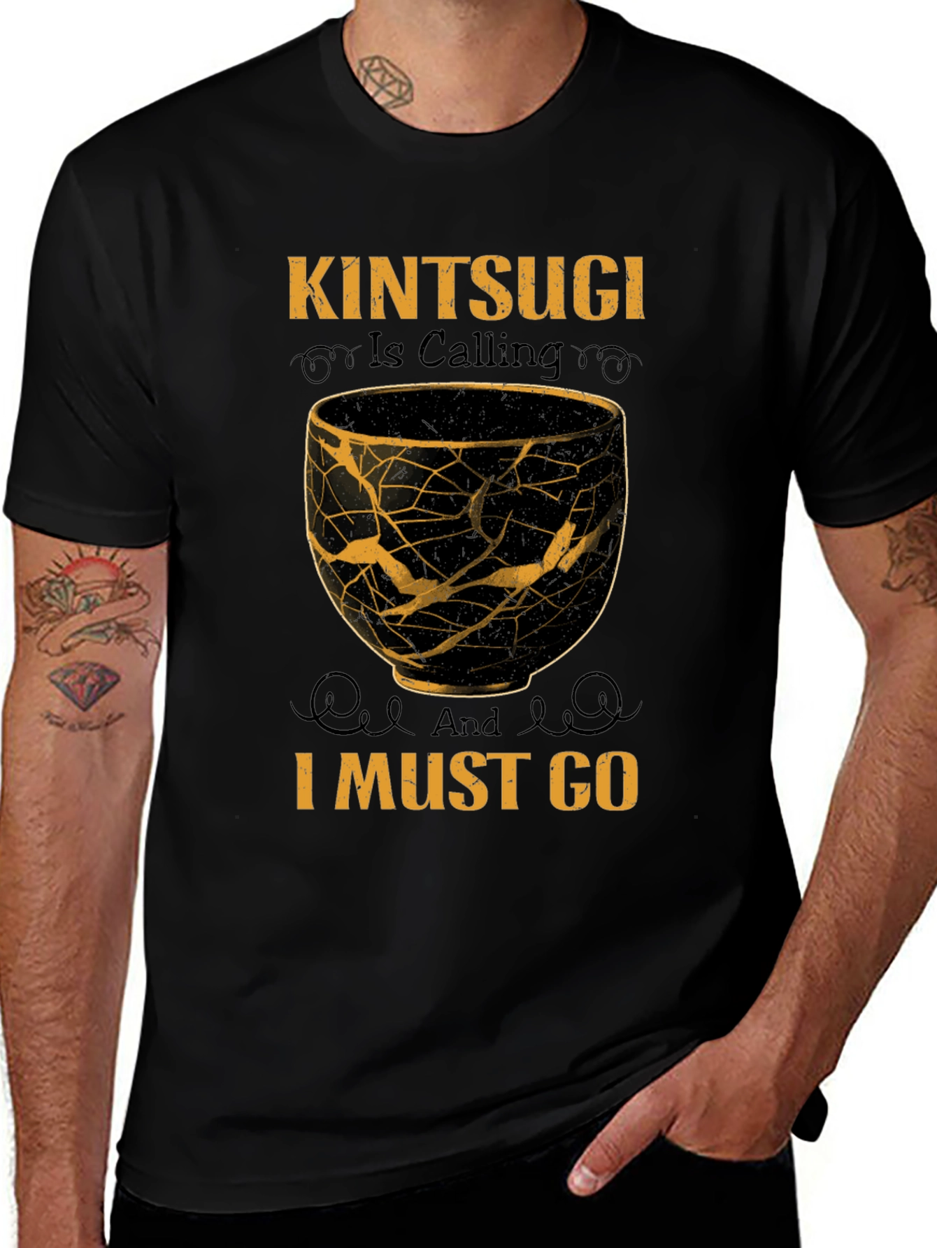 Kintsugi is Calling T-Shirt - Japanese Art Design