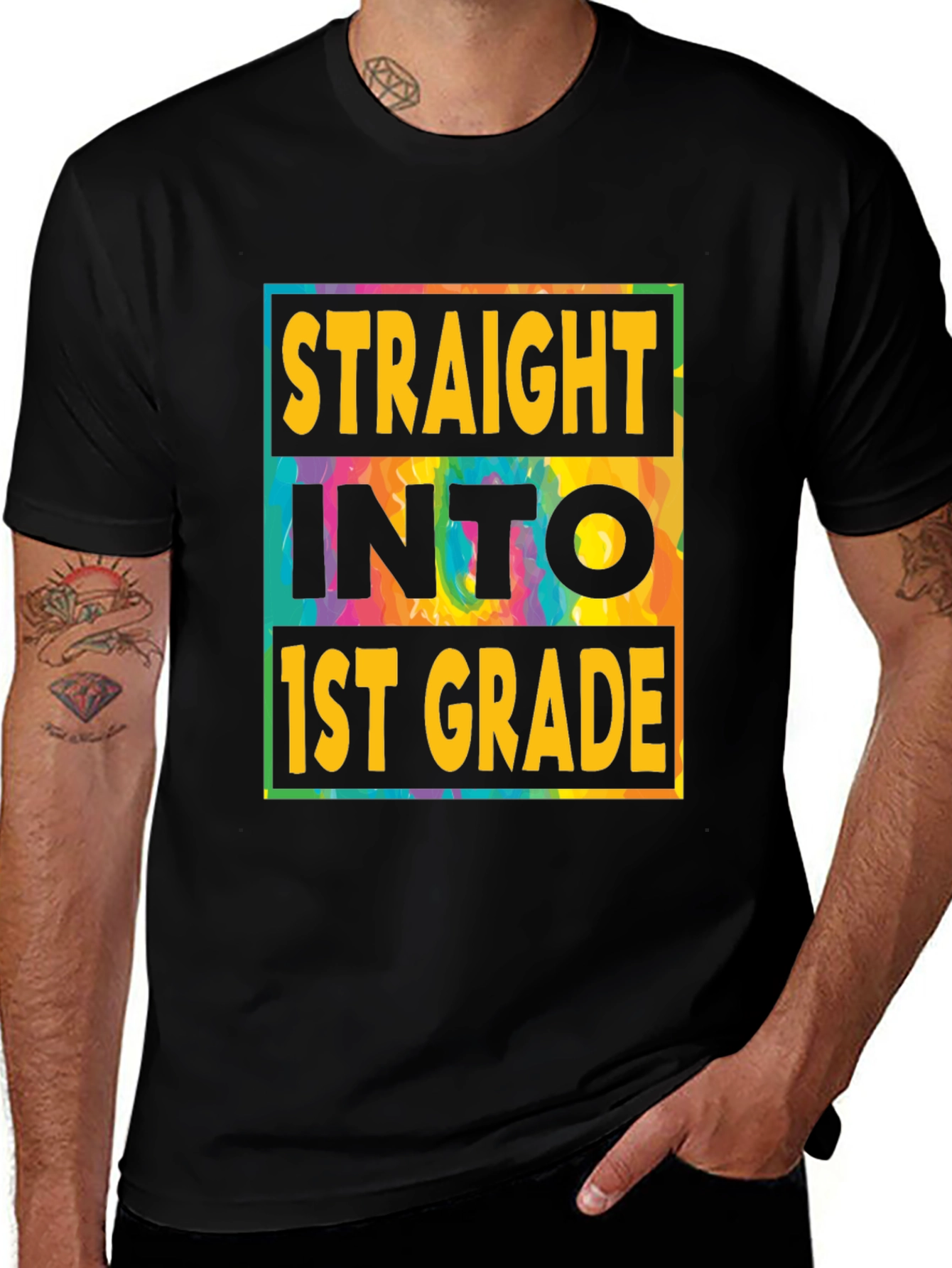 Straight Into 1st Grade T-Shirt - Back to School