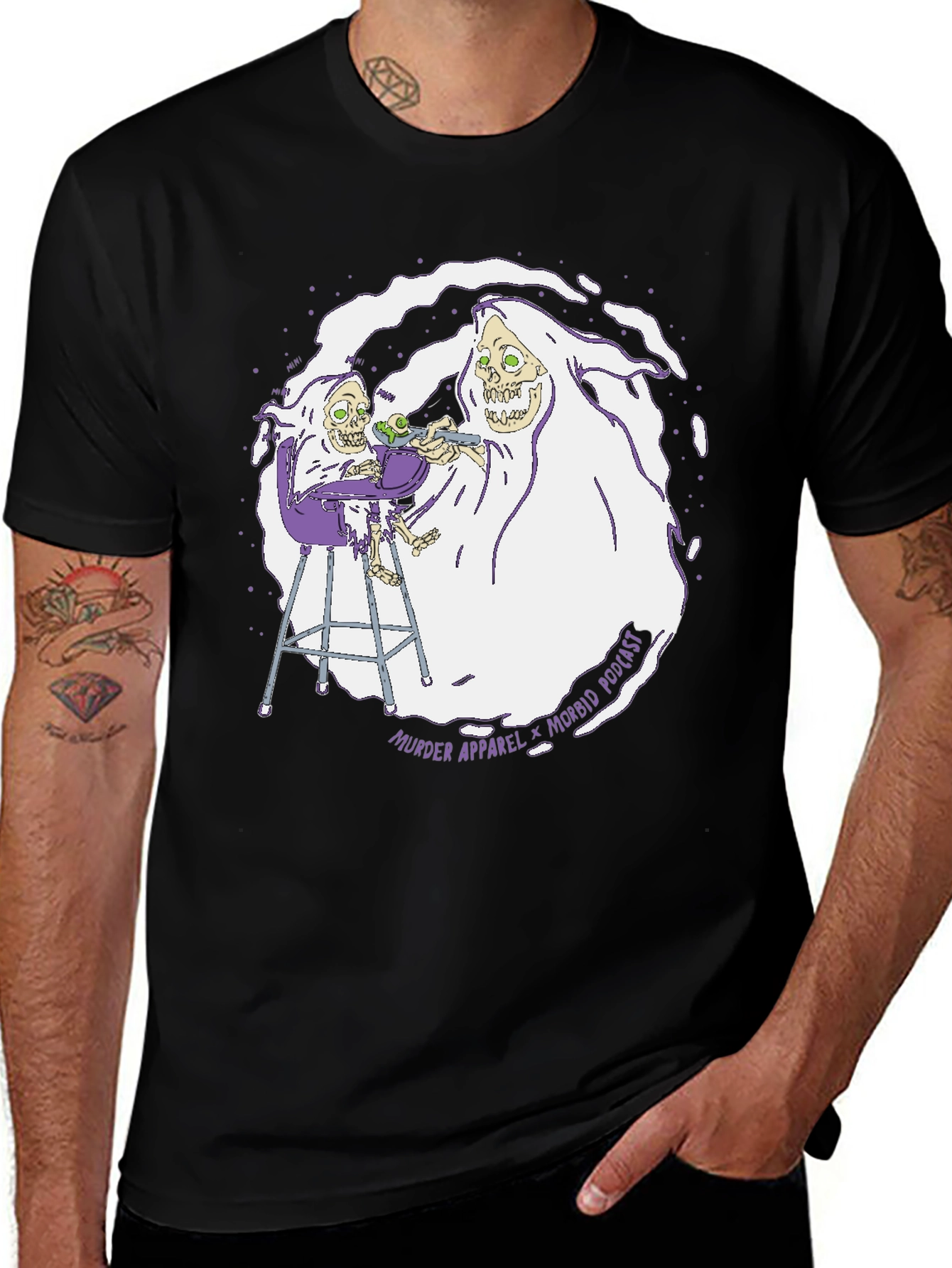 Variant 13 of Morbid Podcast Murder Apparel Graphic T-Shirt