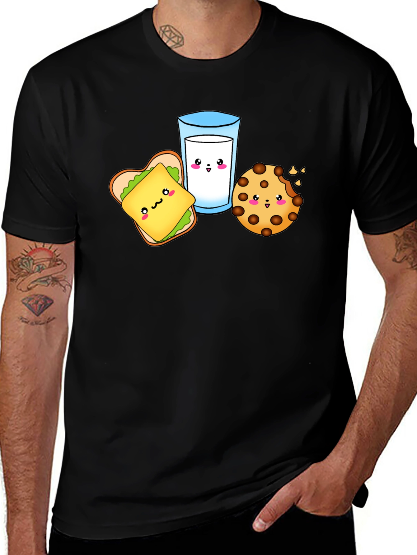 Variant 12 of Cute Cartoon Snack T-Shirt