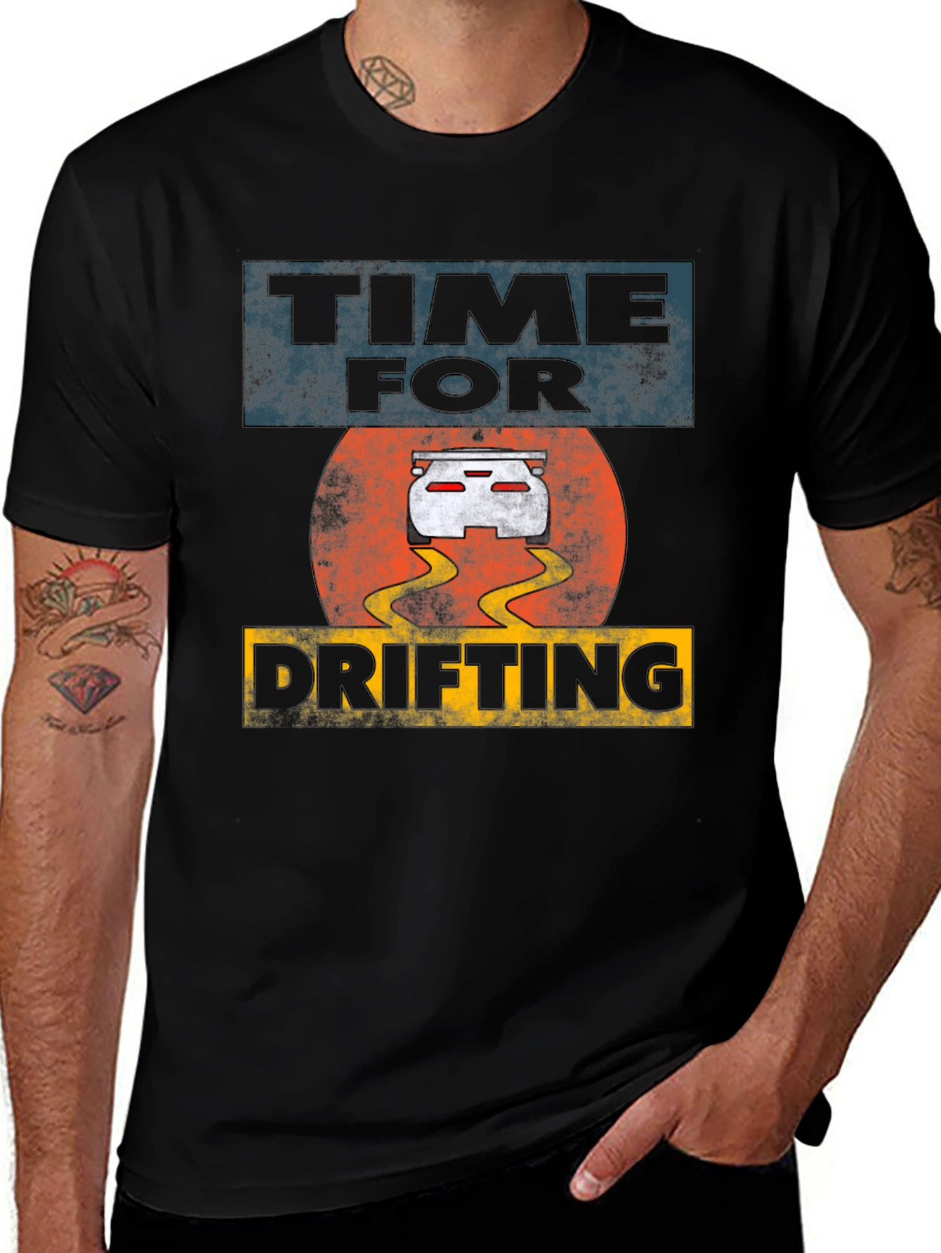 Time For Drifting Graphic T-Shirt