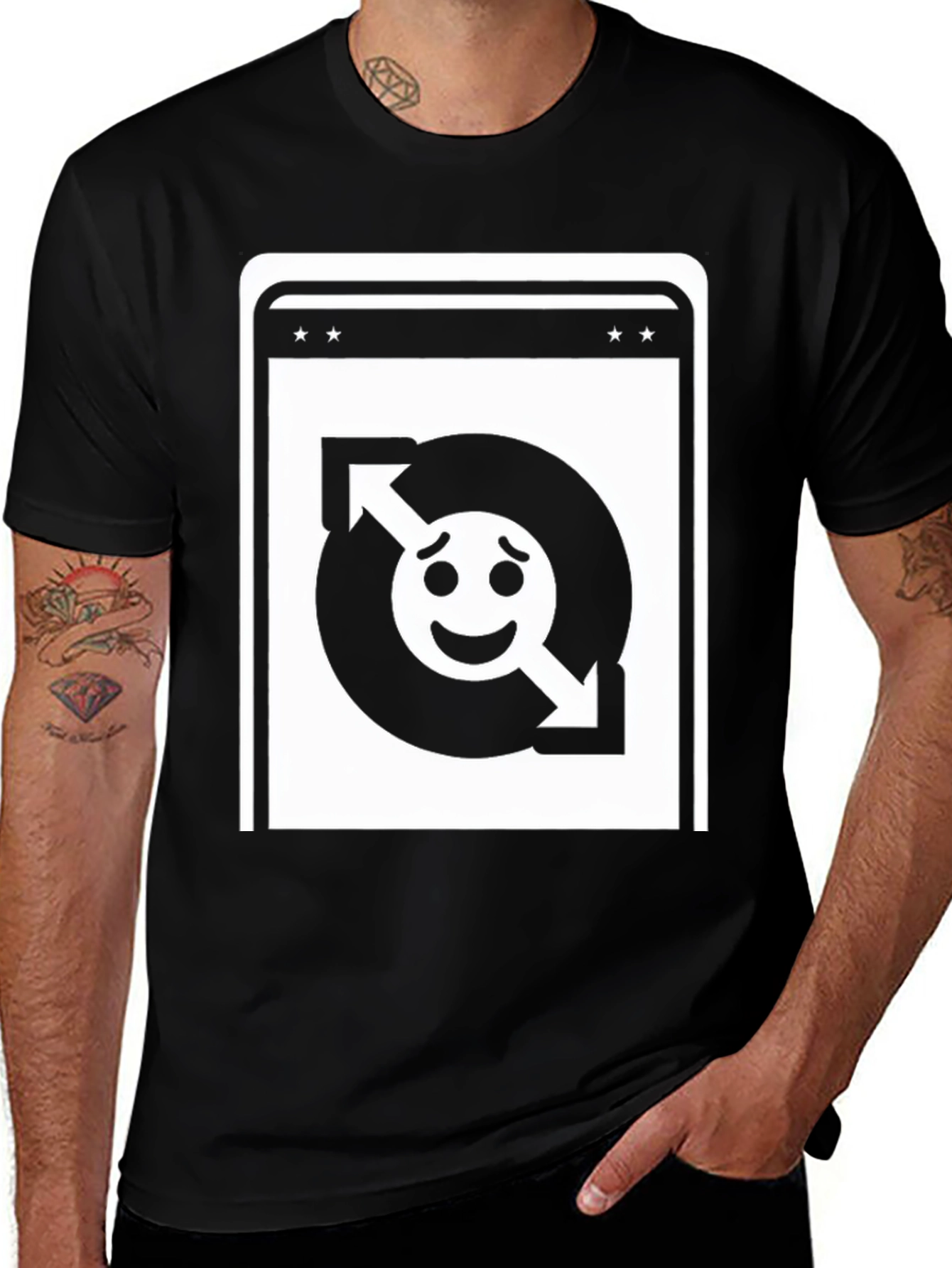 Variant 15 of Humorous Graphic Tee - Expand Your Smile