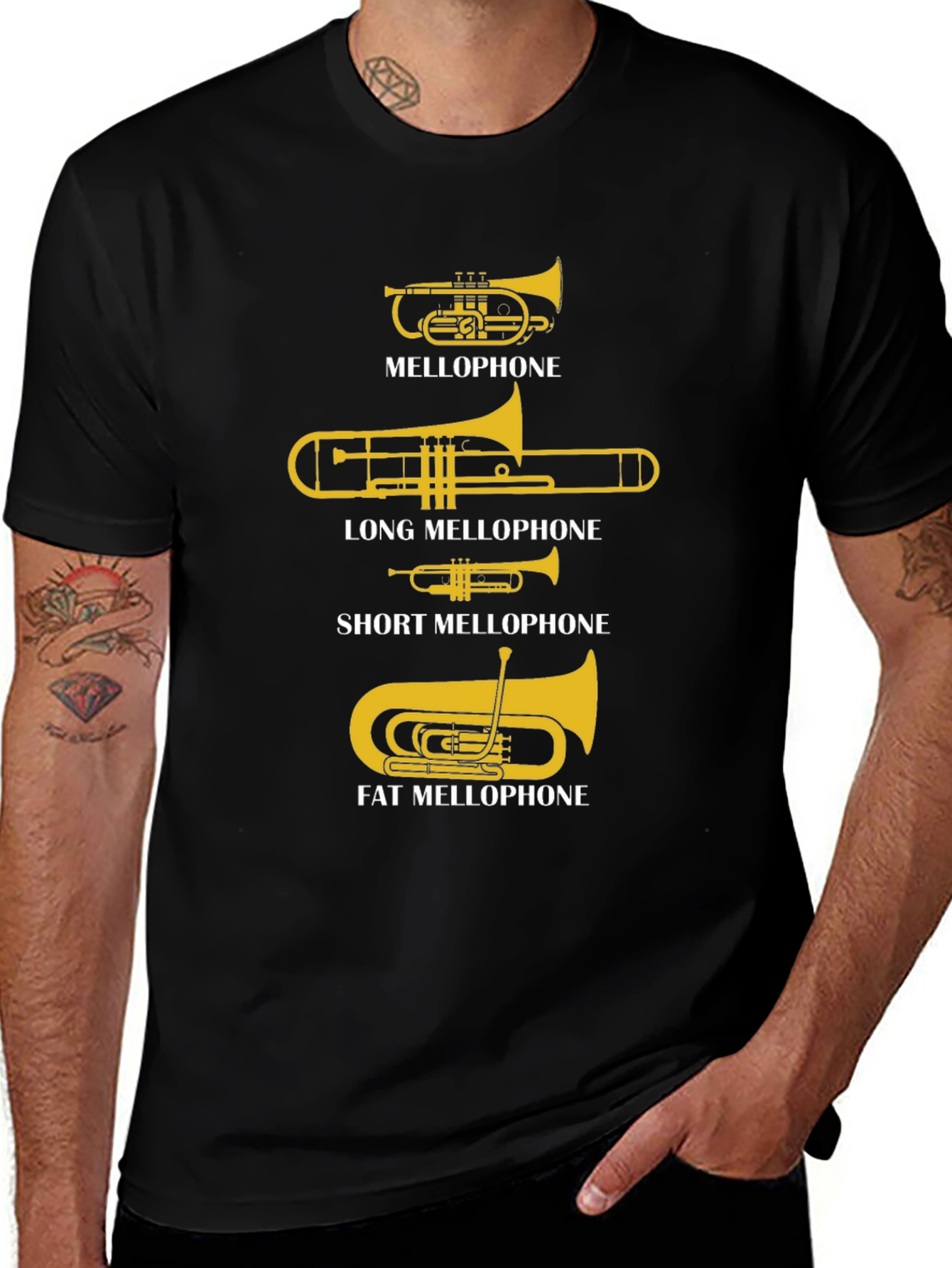 Variant 24 of Mellophone Funny Music Lover T-Shirt