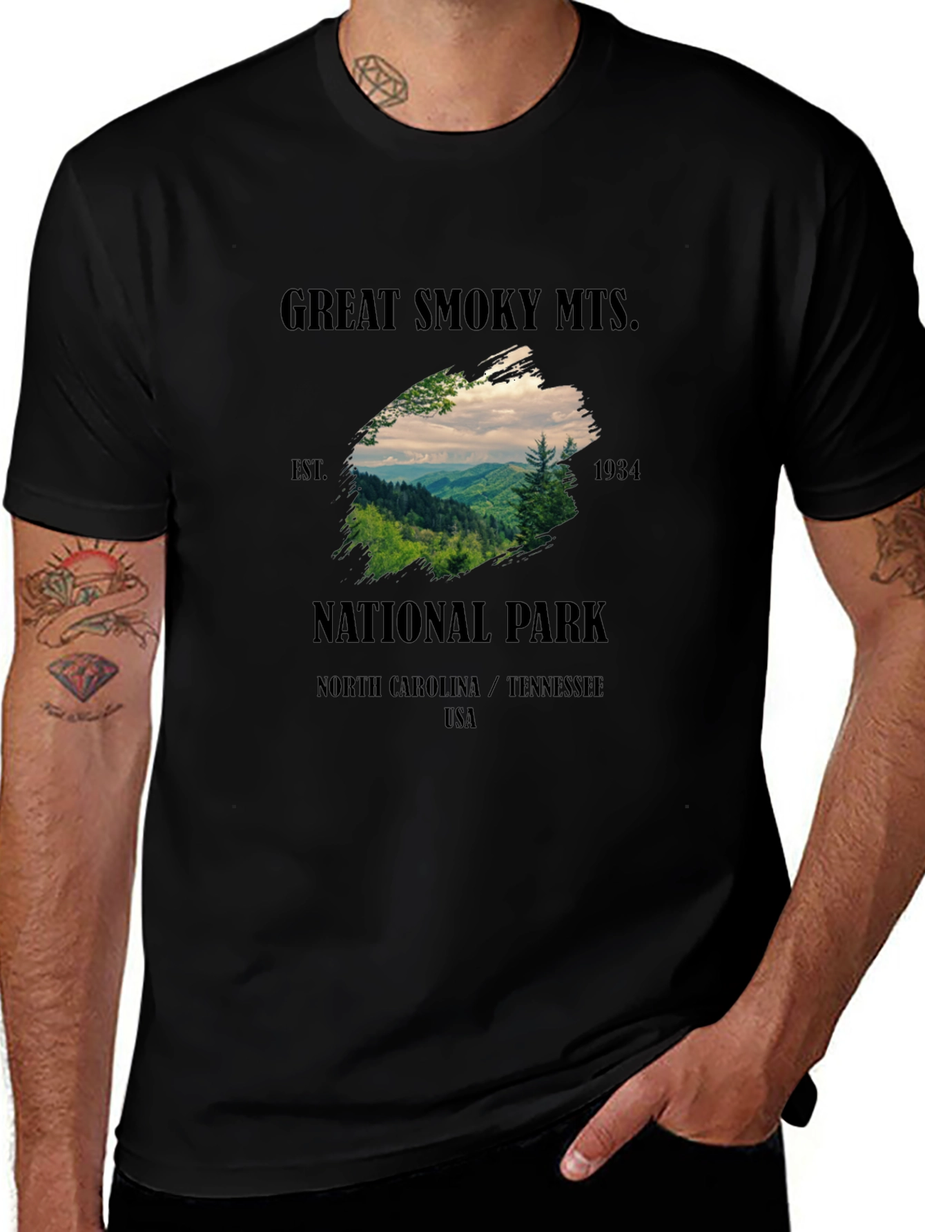 Variant 10 of Great Smoky Mountains National Park T-Shirt