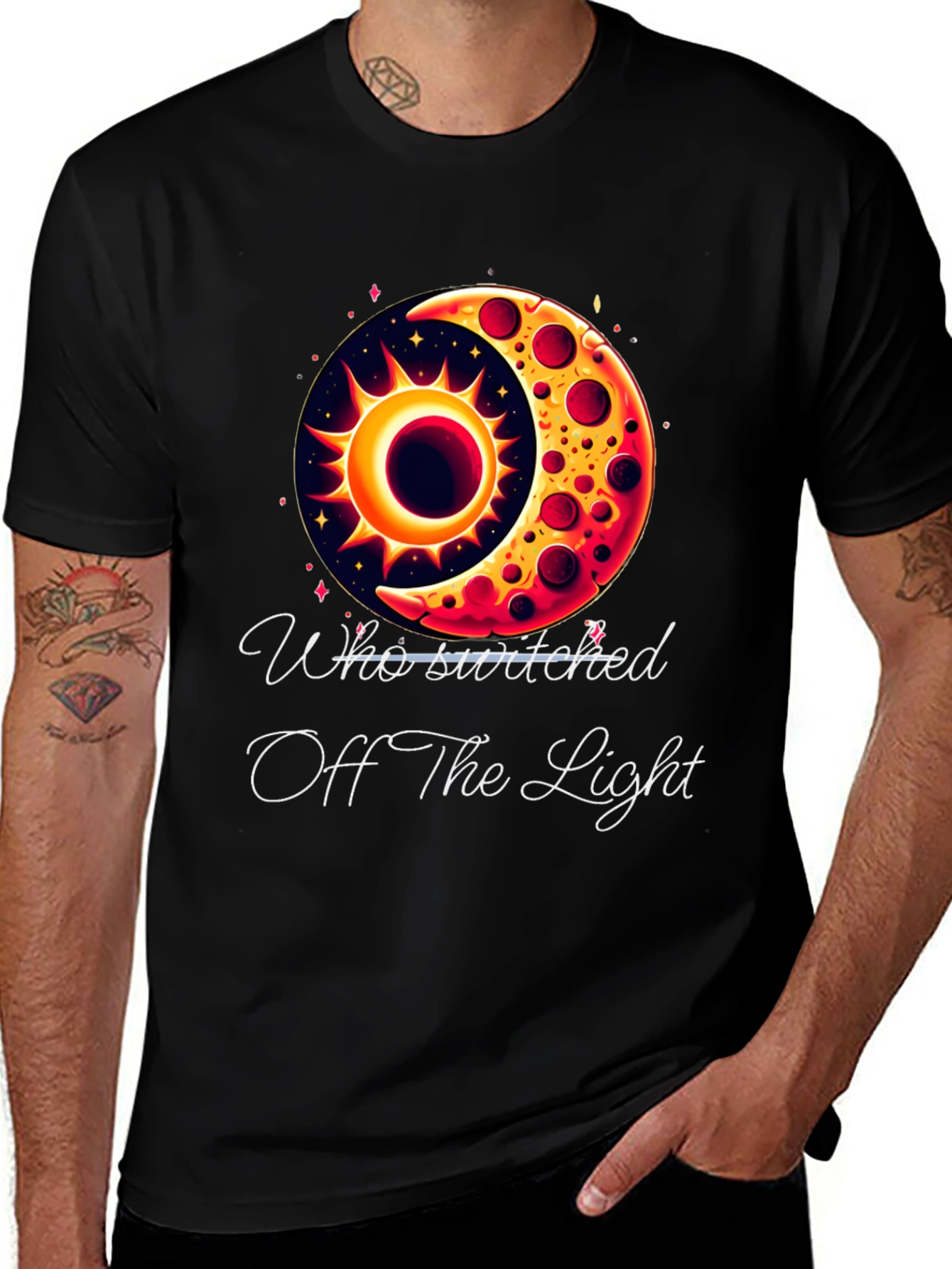 Variant 4 of Who Switched Off the Light Graphic Tee