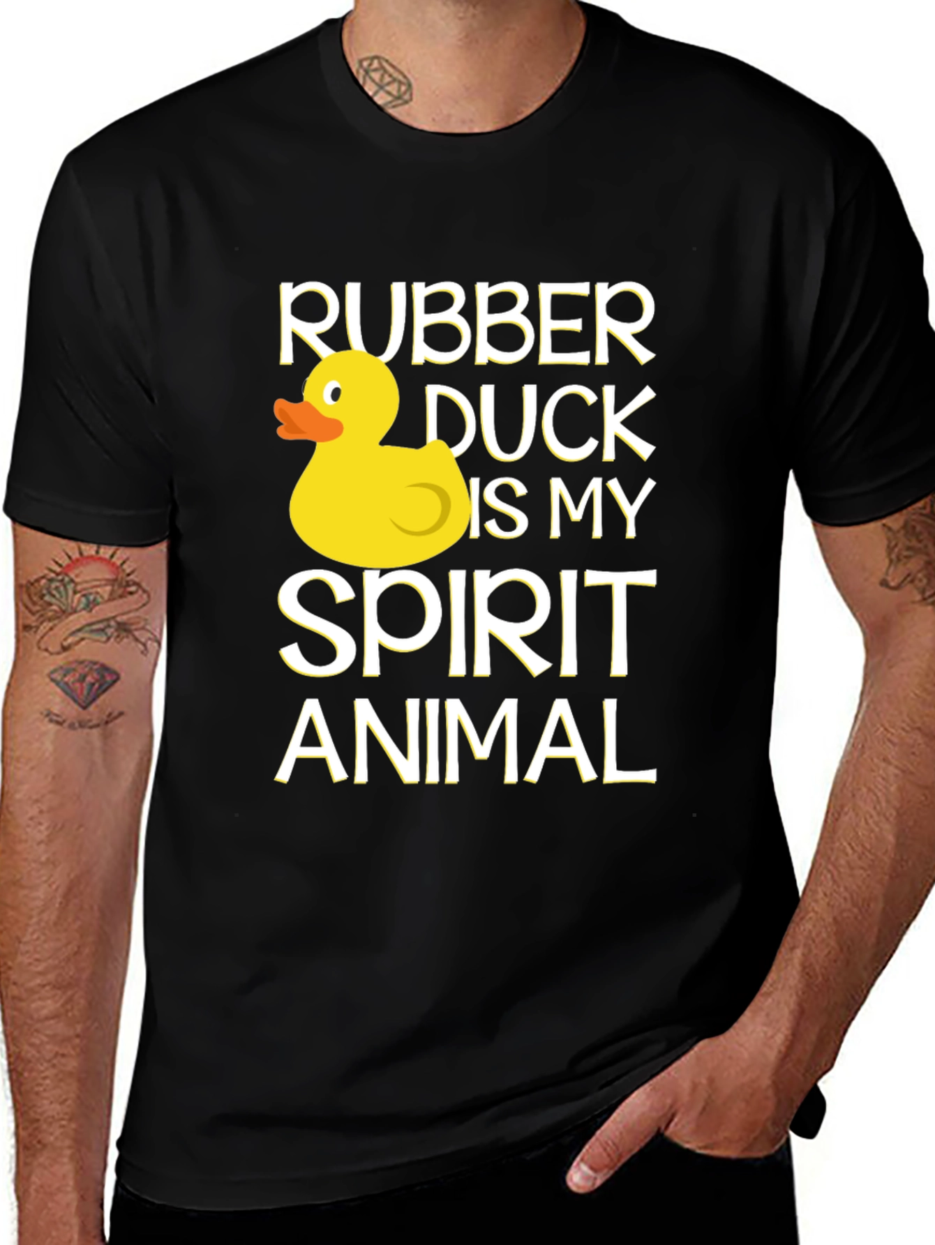 Variant 4 of Rubber Duck Spirit Animal Graphic Tee
