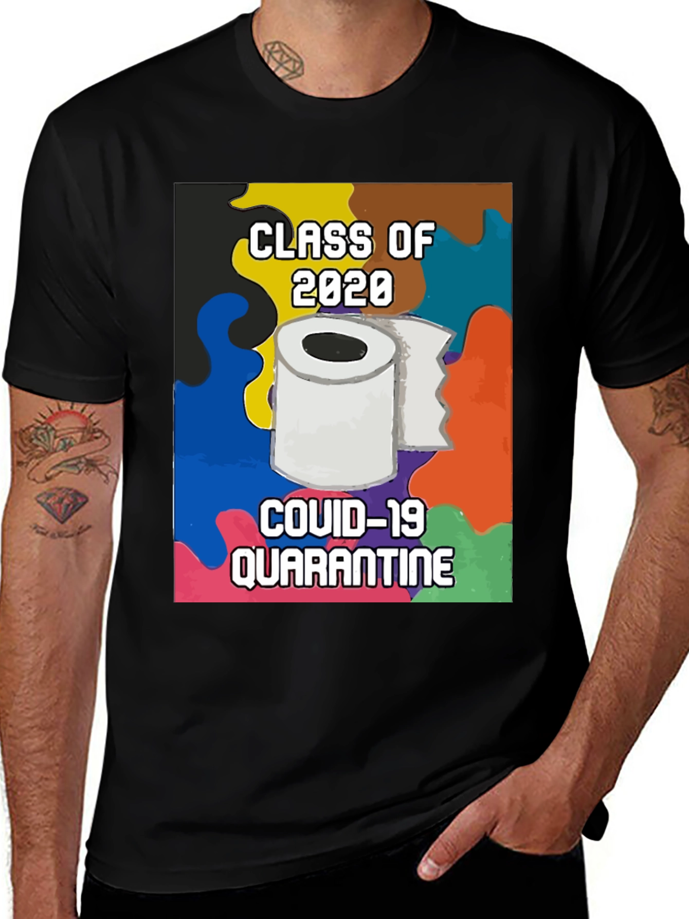 Variant 18 of Class of 2020 COVID-19 Quarantine T-Shirt