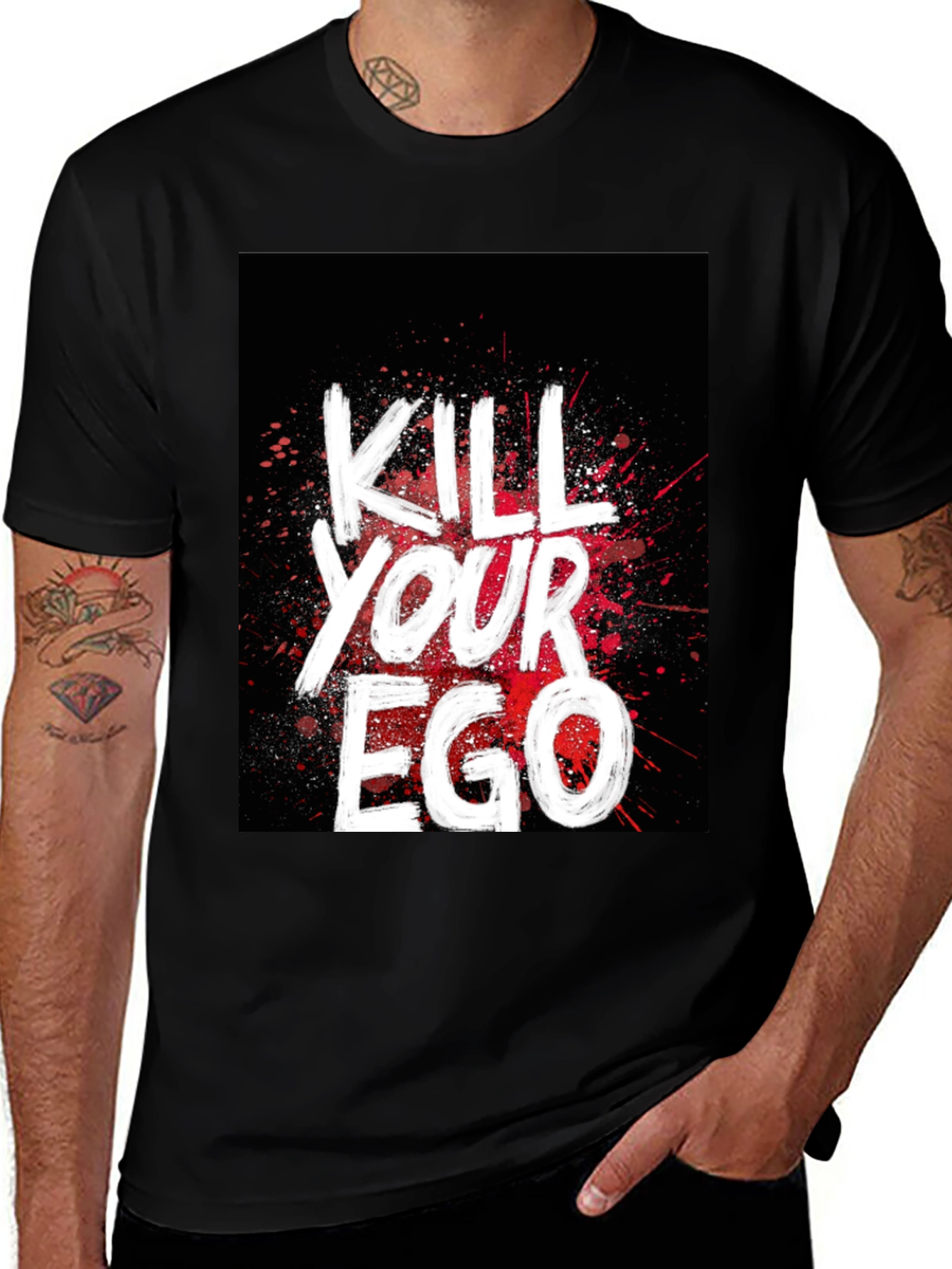 Variant 17 of Kill Your Ego Graphic T-Shirt