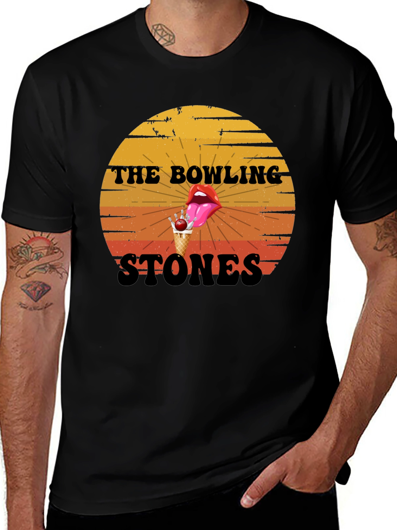 Variant 22 of The Bowling Stones Graphic Tee