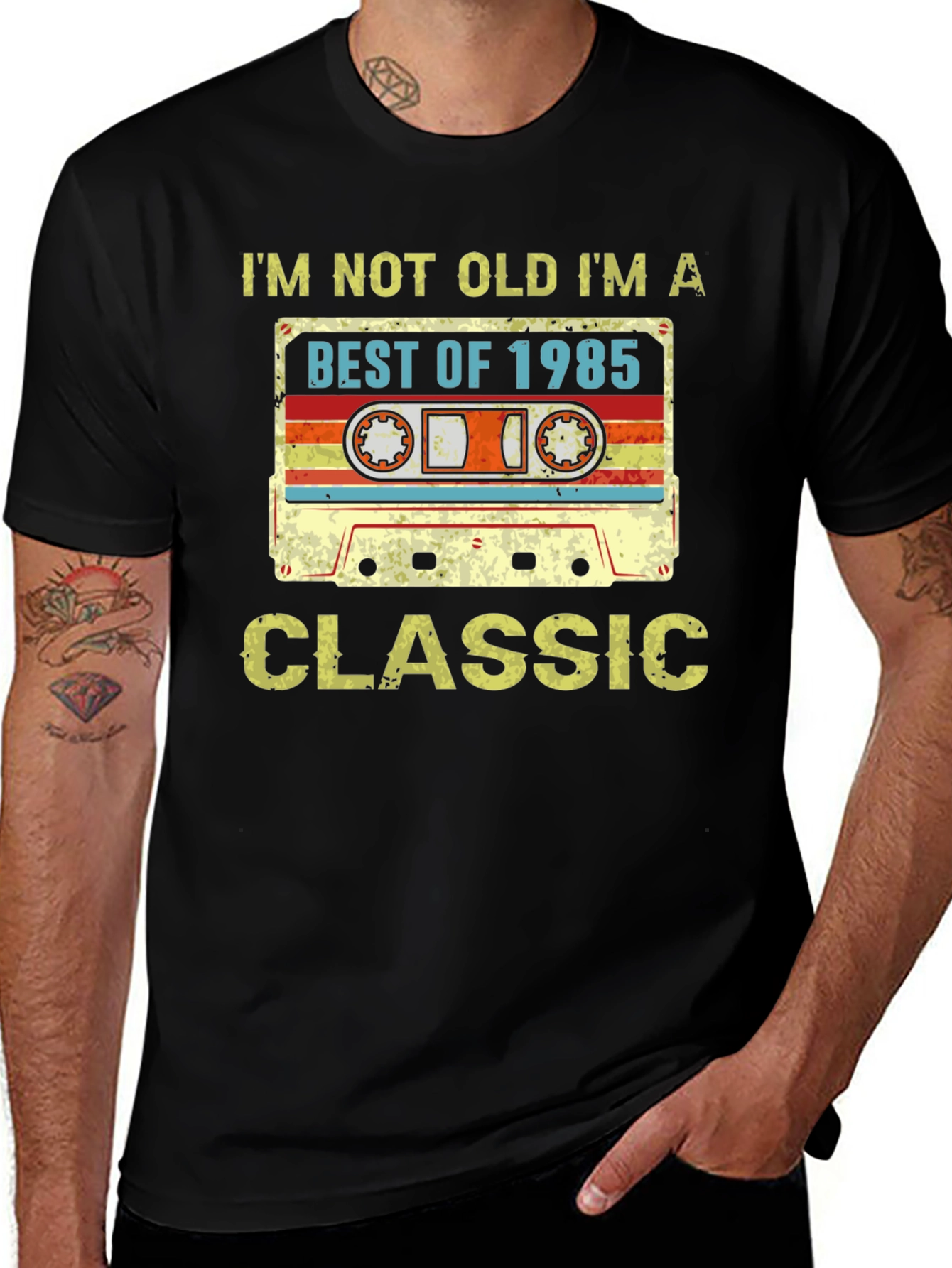Variant 22 of Retro Cassette Best of 1985 Classic T-Shirt