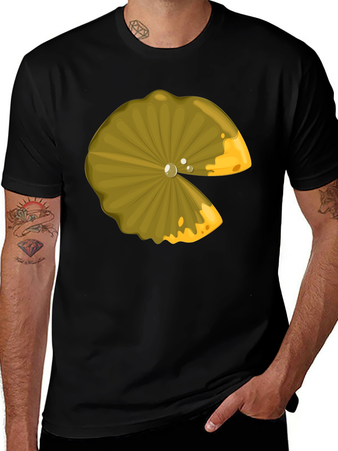 Variant 12 of Unique Lily Pad Graphic T-Shirt