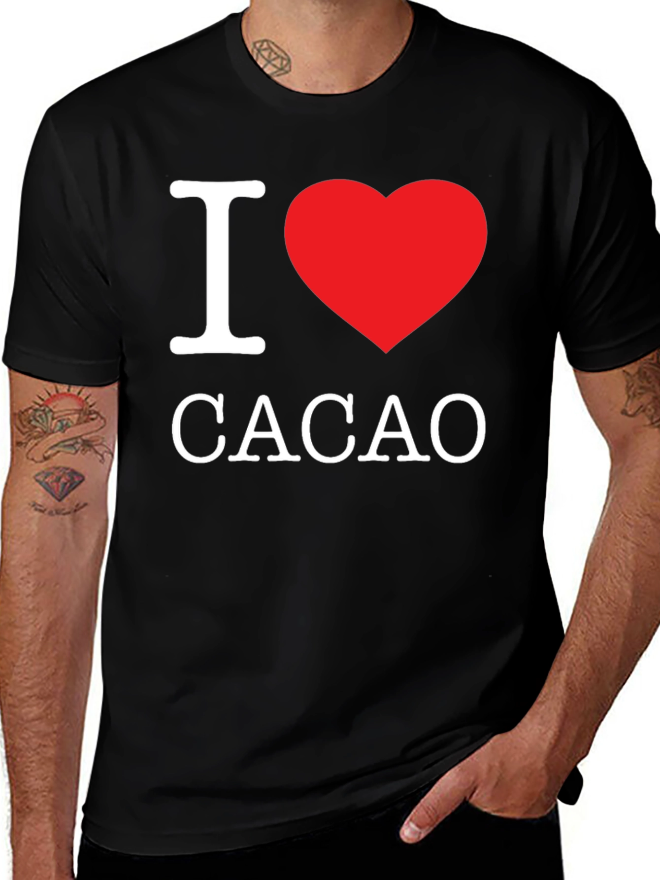 Variant 20 of I Heart Cacao - Graphic Print T-Shirt
