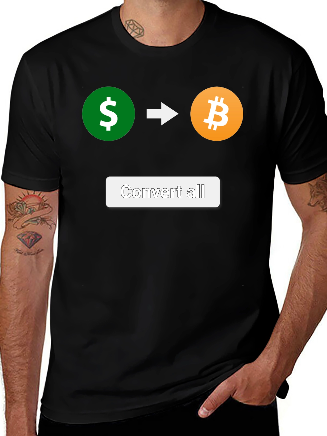 Variant 17 of Convert All: Crypto T-Shirt