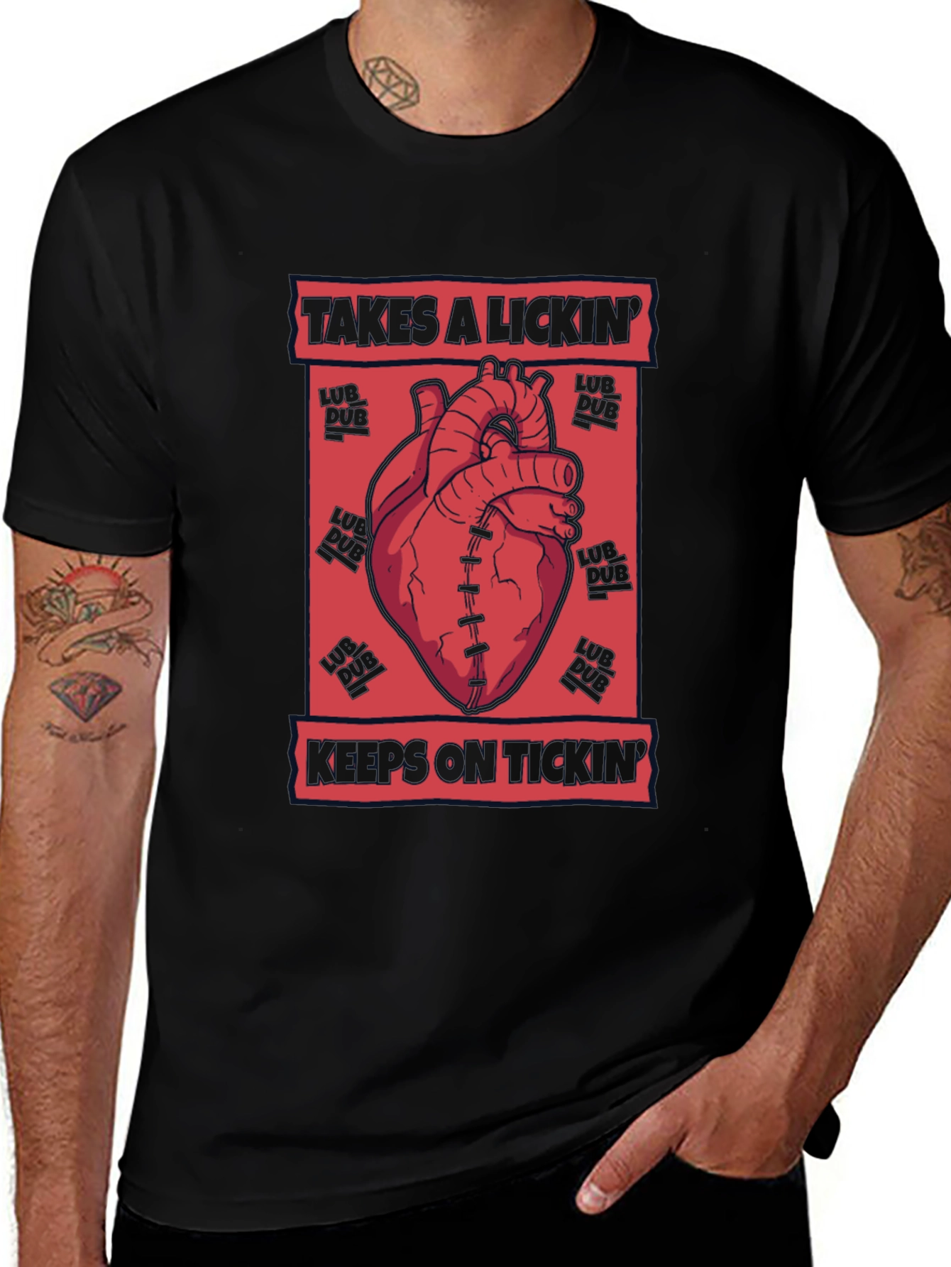 Variant 16 of Takes a Lickin' Keeps on Tickin' Graphic Tee