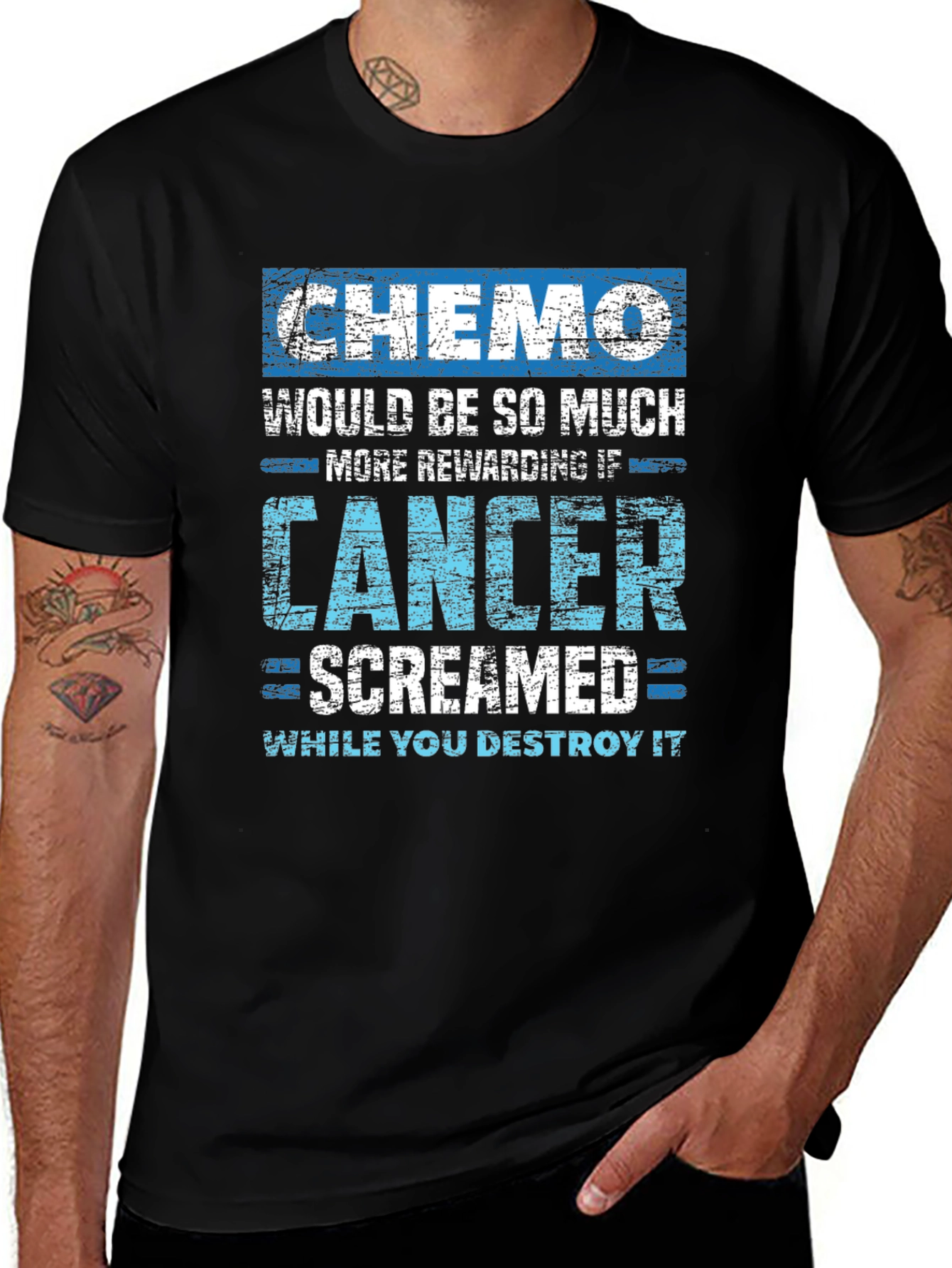 Variant 3 of Chemo Cancer Awareness T-Shirt