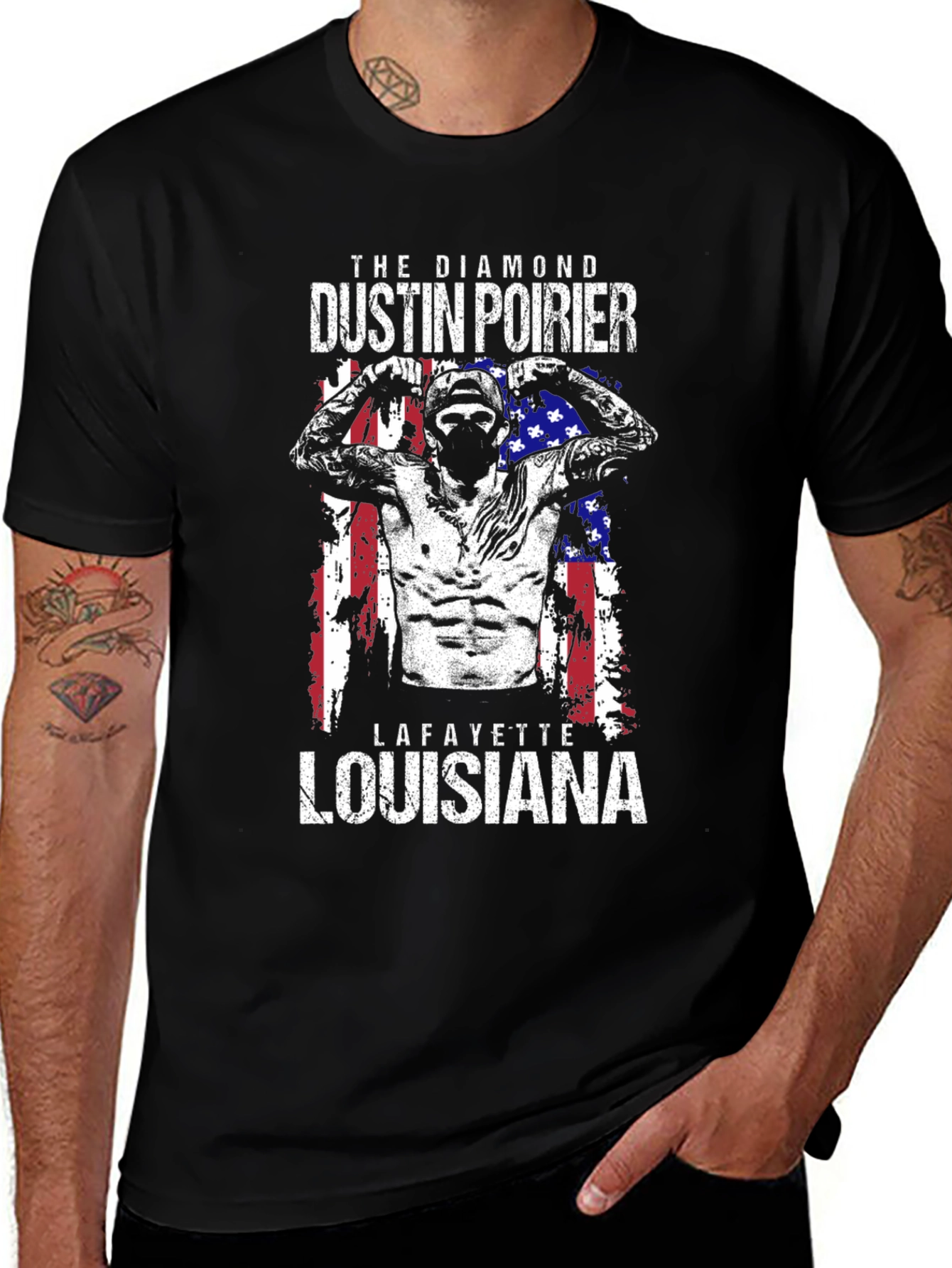 Dustin Poirier Lafayette Louisiana Graphic T-Shirt