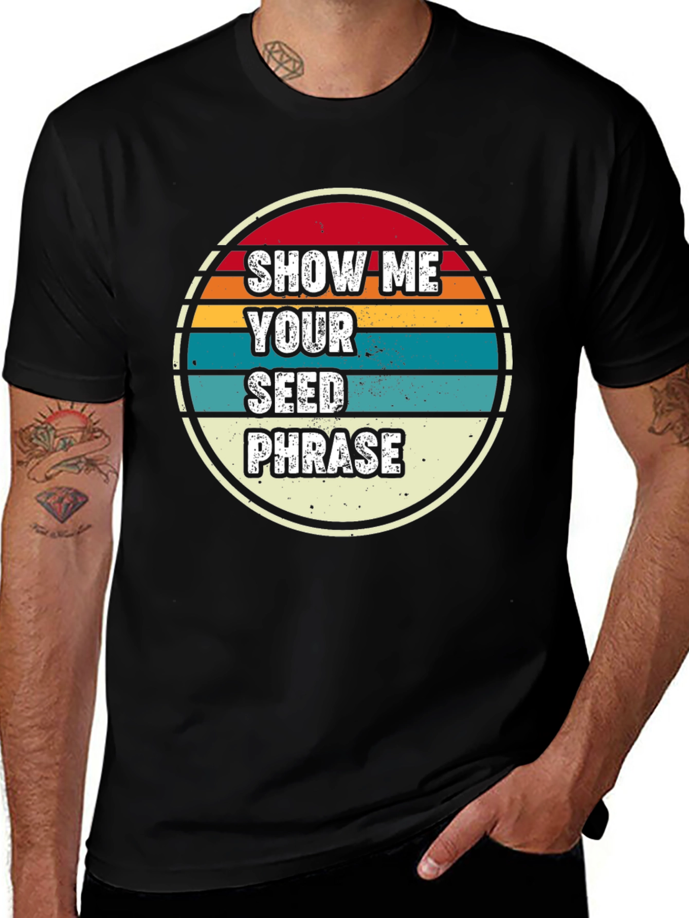 Variant 9 of Show Me Your Seed Phrase Graphic Tee