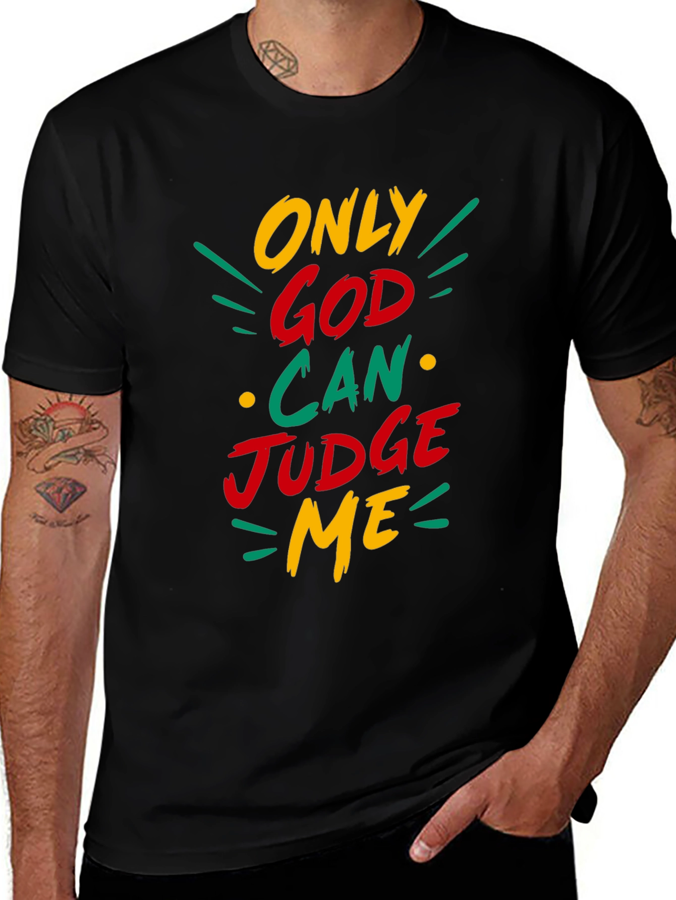 Variant 13 of Only God Can Judge Me Graphic T-Shirt
