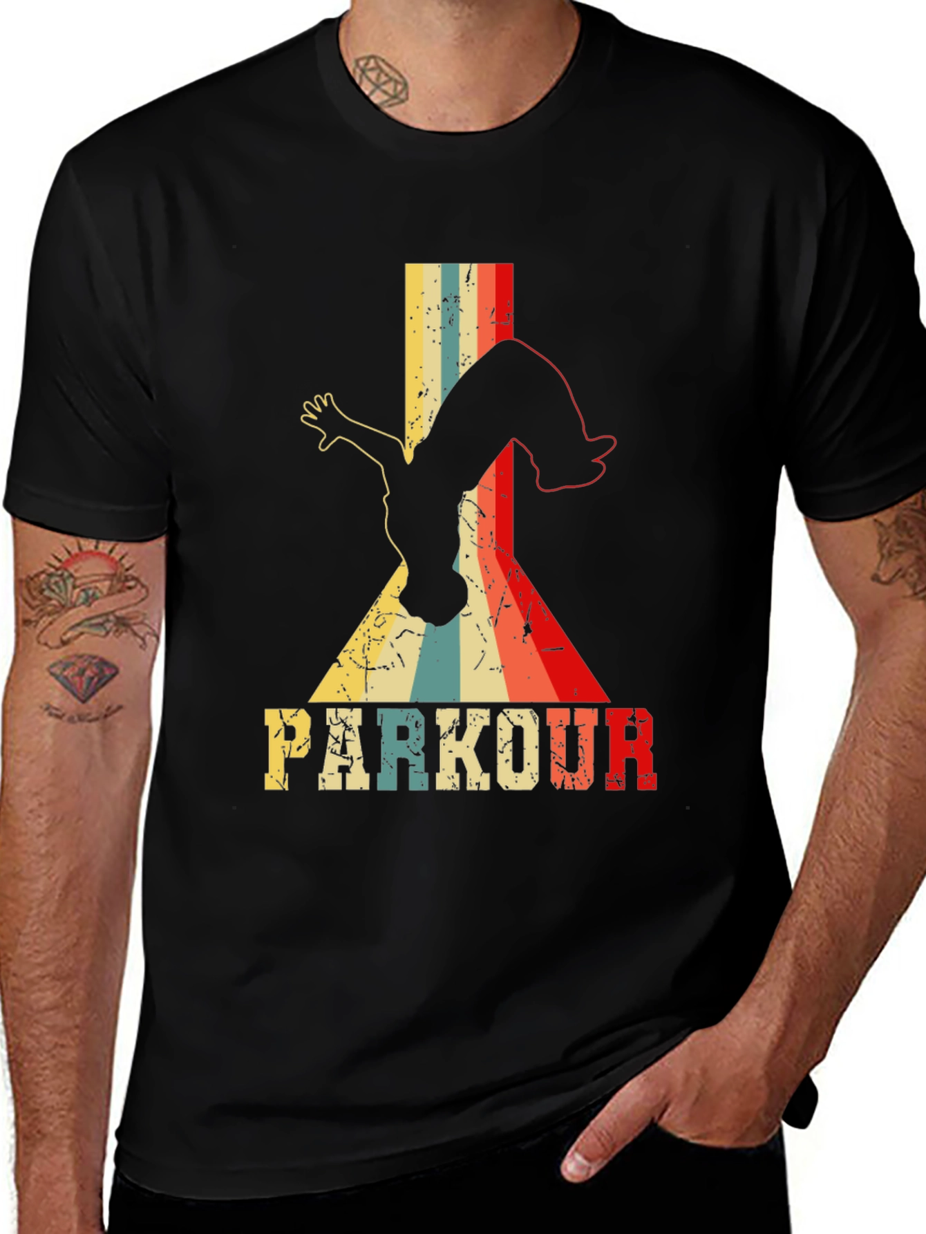 Variant 9 of Retro Parkour T-Shirt
