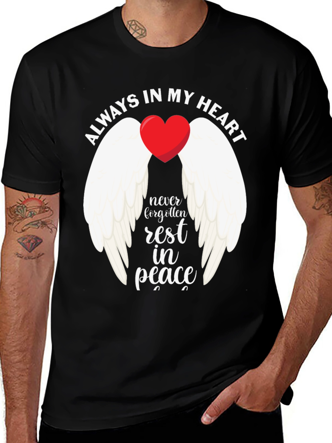 Always In My Heart Memorial T-Shirt