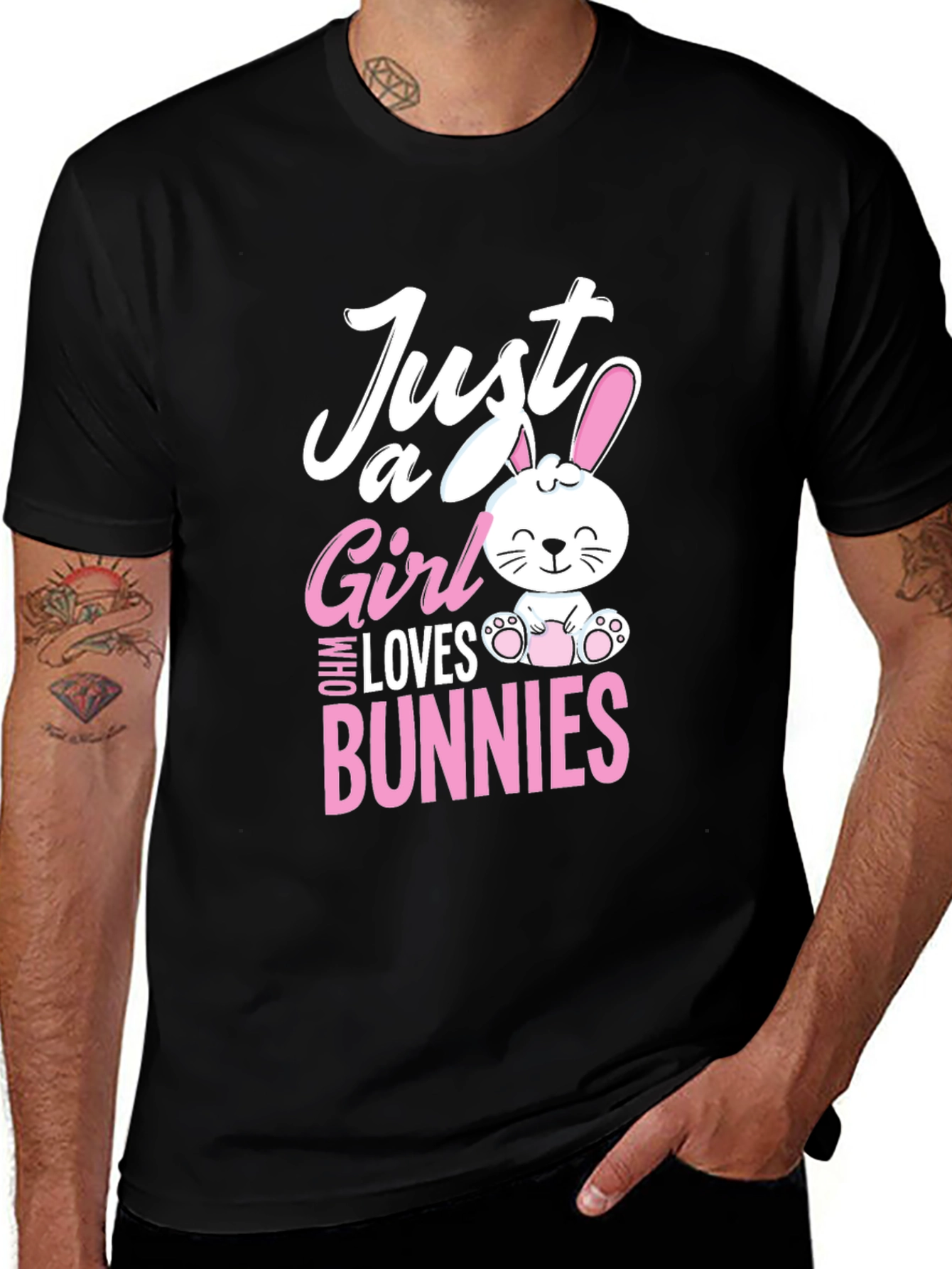Variant 26 of Just a Girl Who Loves Bunnies T-Shirt