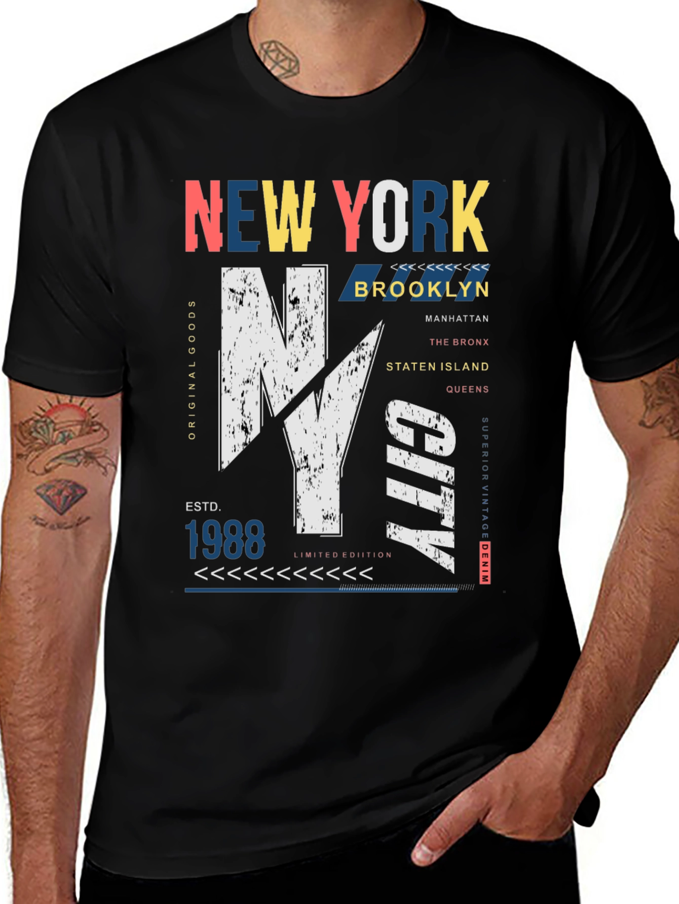 New York City Vintage Style Graphic Tee