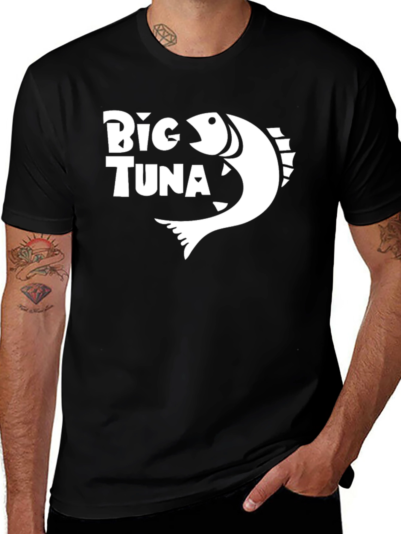 Big Tuna Graphic T-Shirt - Novelty Tee