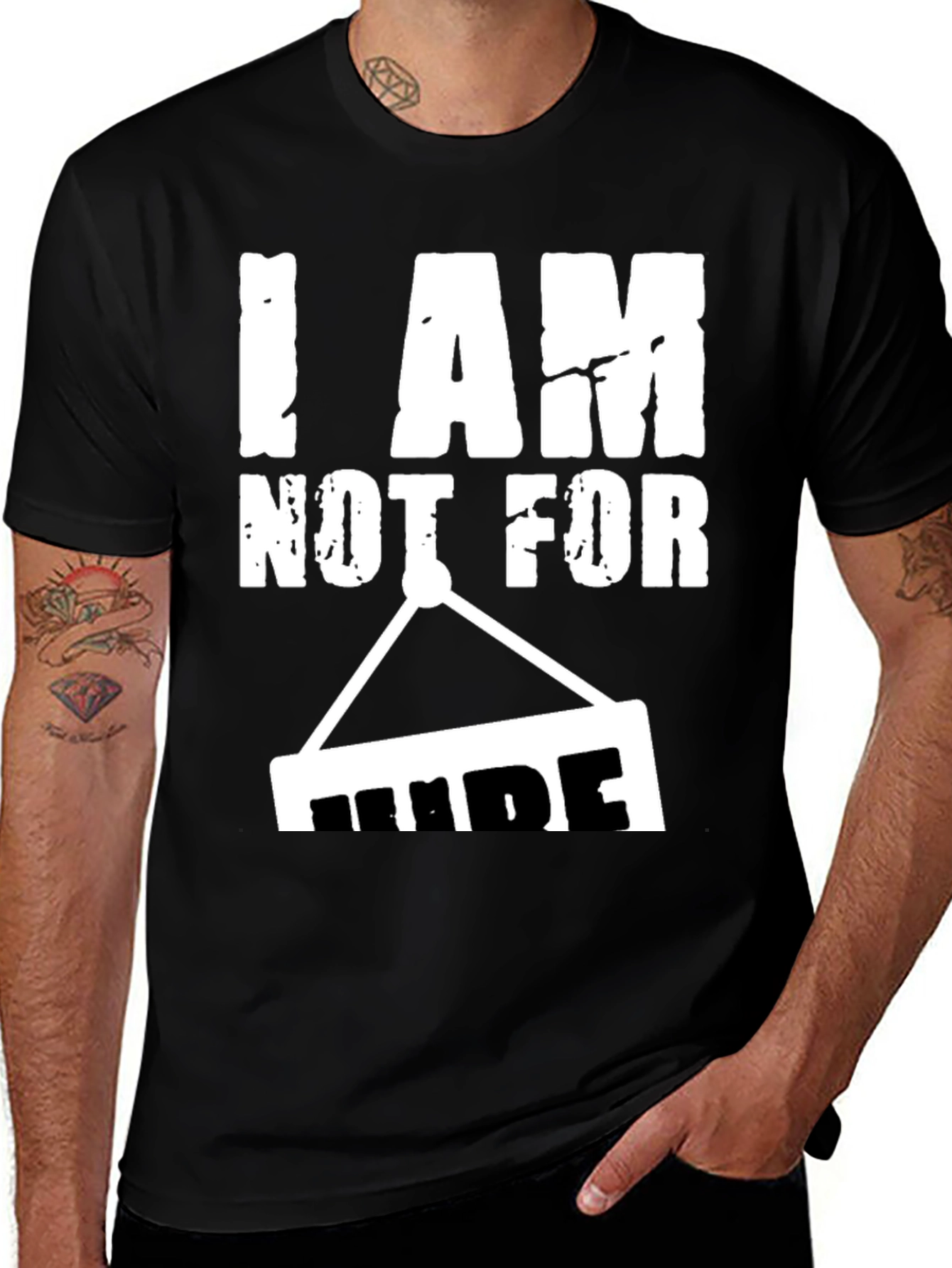 Variant 22 of I Am Not For Sale Graphic Print T-Shirt