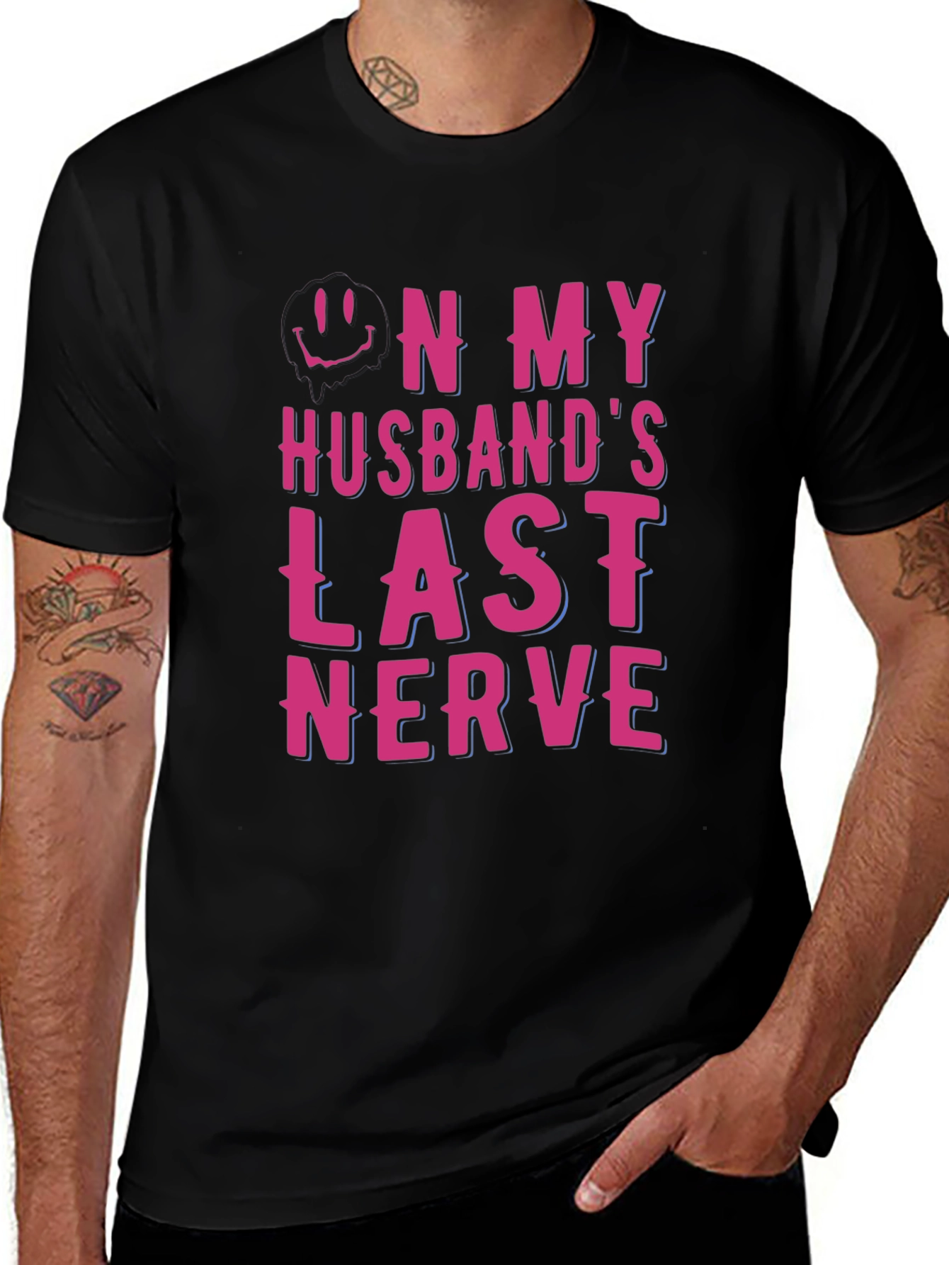 Variant 14 of On My Husband's Last Nerve T-Shirt