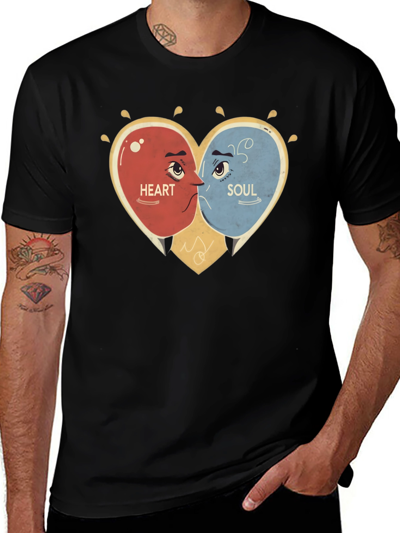 Variant 7 of Heart and Soul Graphic Tee