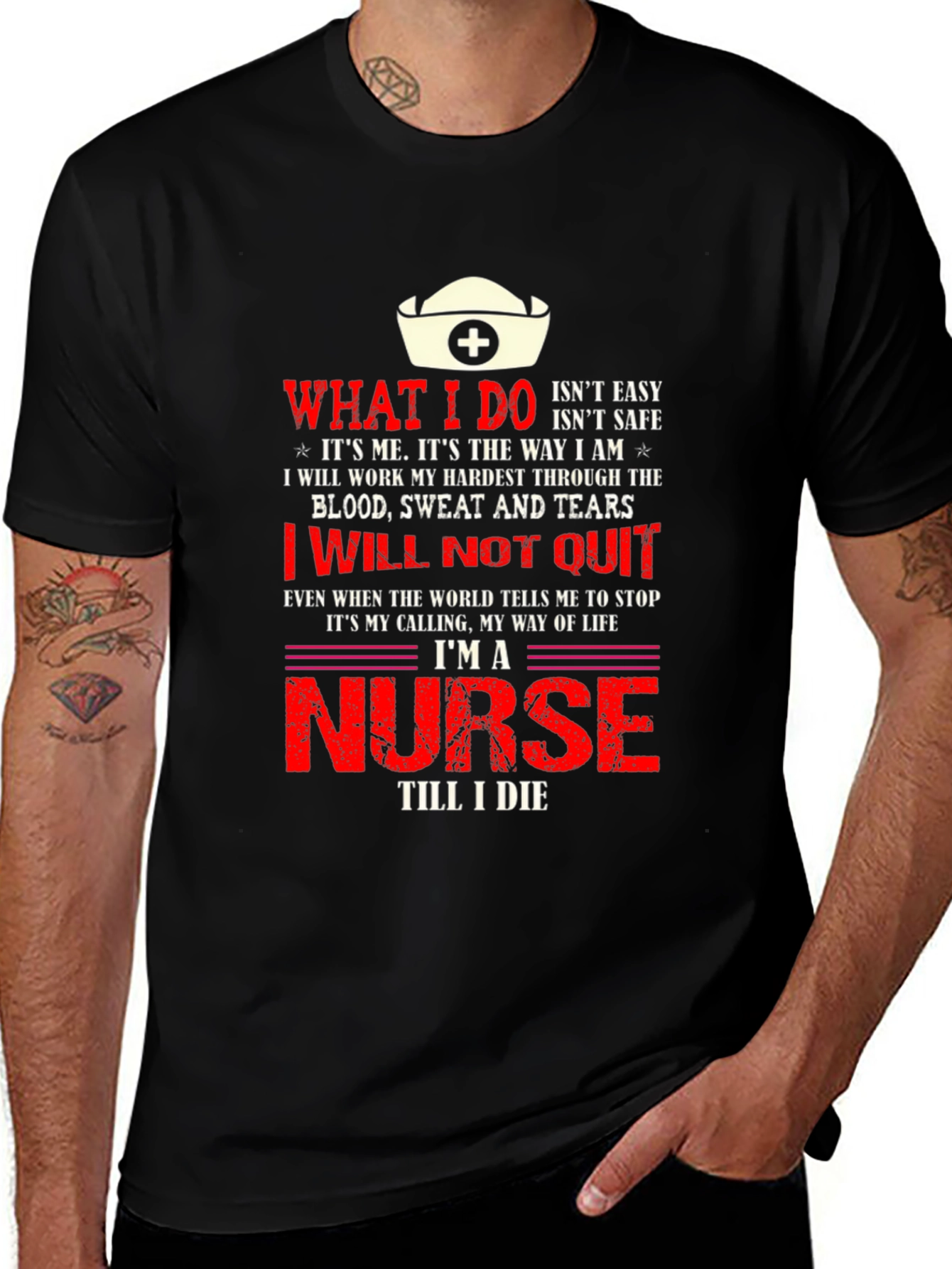 Variant 29 of I'm a Nurse Till I Die T-Shirt