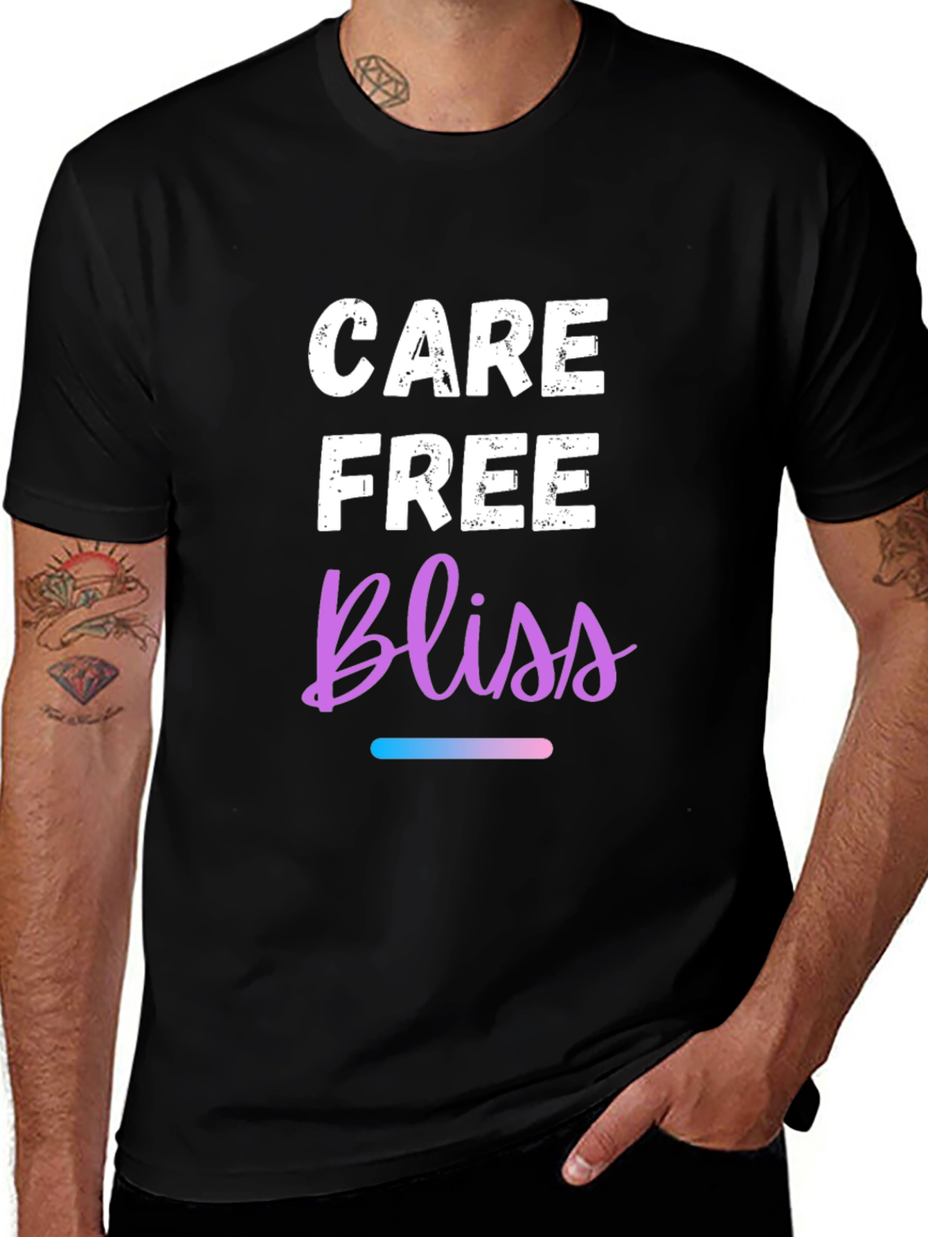 Care Free Bliss T-Shirt - Stylish Graphic Tee