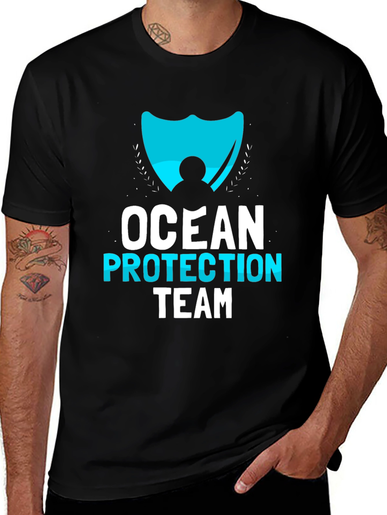 Variant 23 of Ocean Protection Team T-Shirt - Support Marine Conservation!