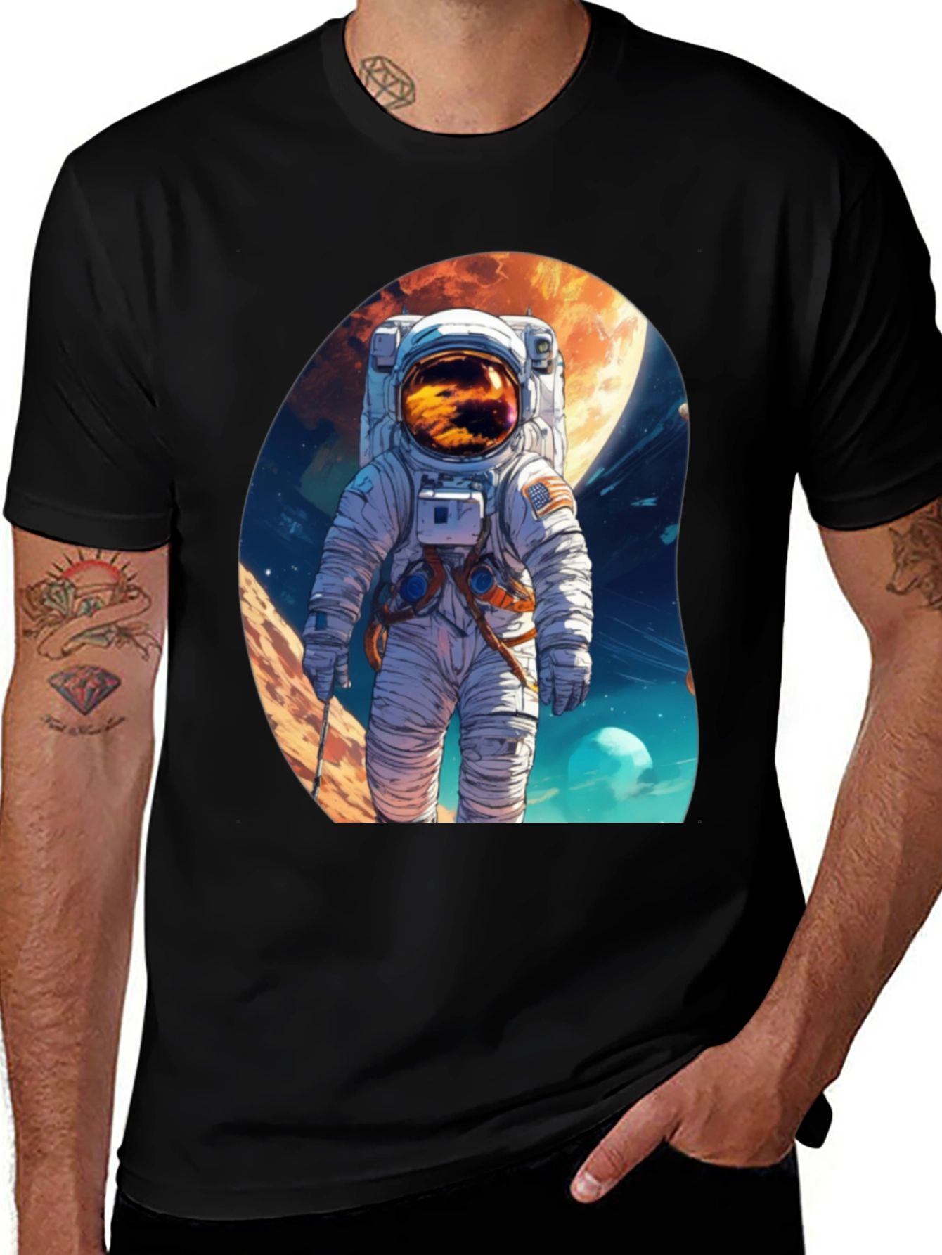 Astronaut Graphic Tee - Explore the Universe!