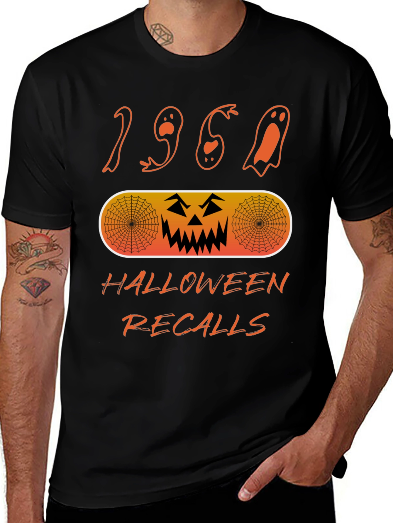 Variant 19 of Halloween Recalls 1960s Graphic Tee