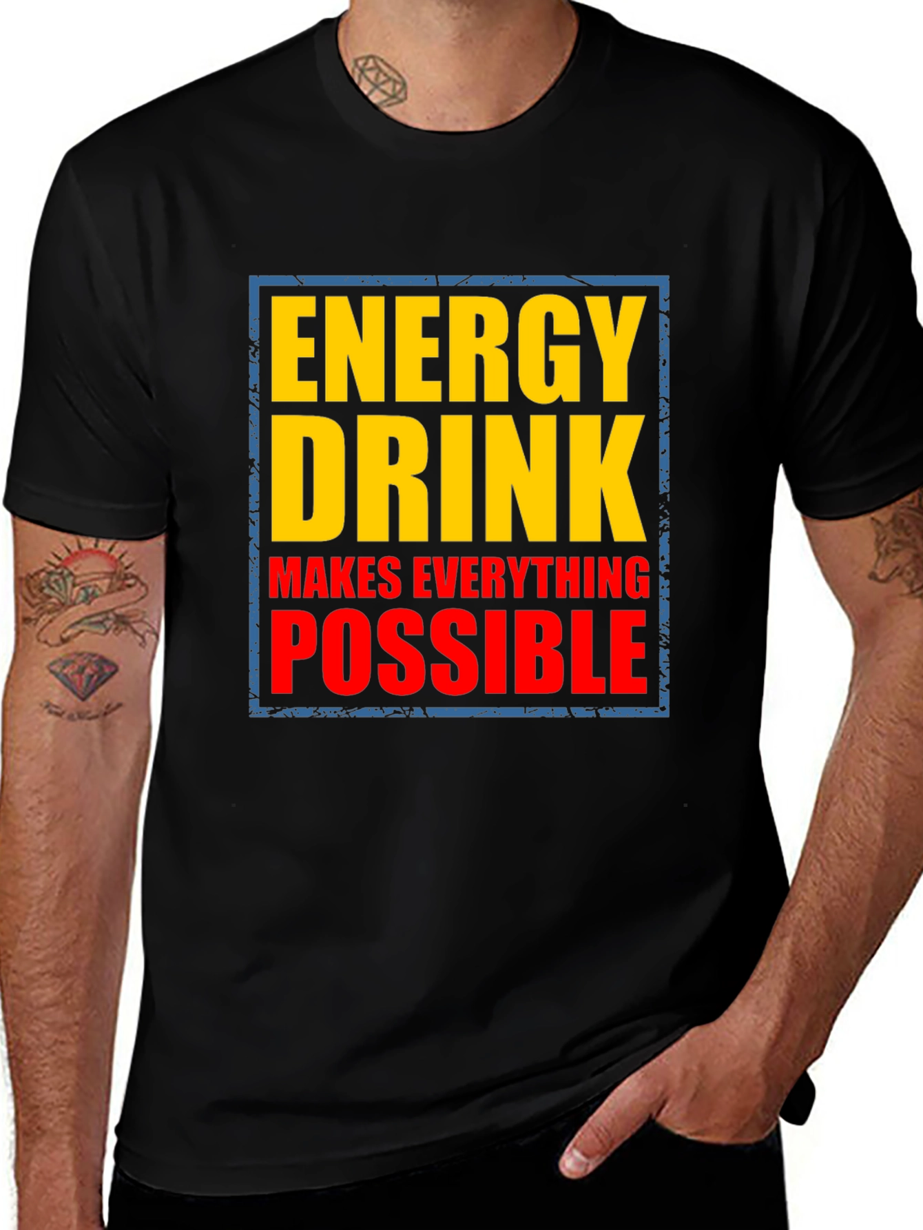 Variant 29 of Energy Drink Makes Everything Possible Graphic Tee