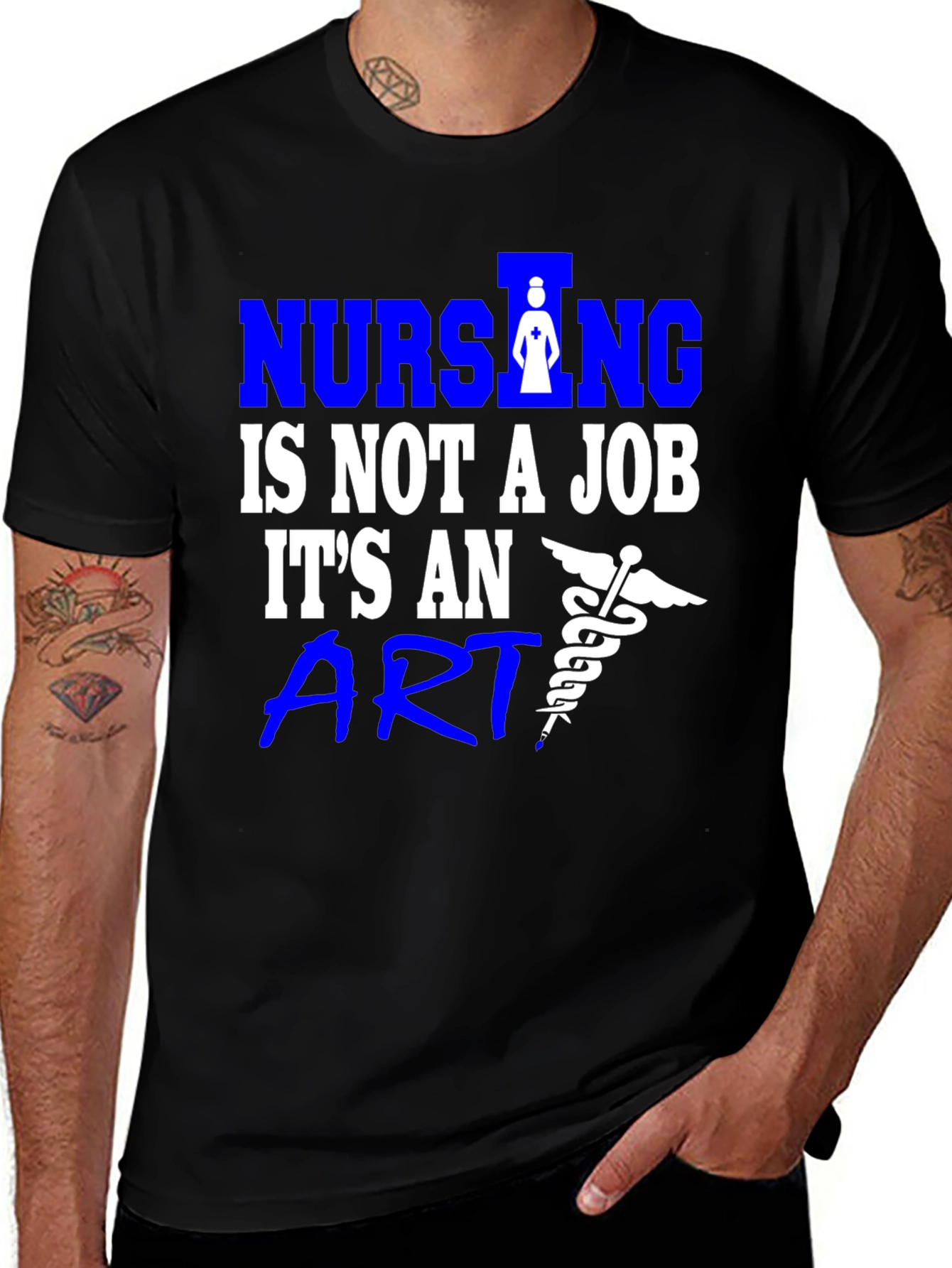 Variant 11 of Nursing is an Art Graphic T-Shirt