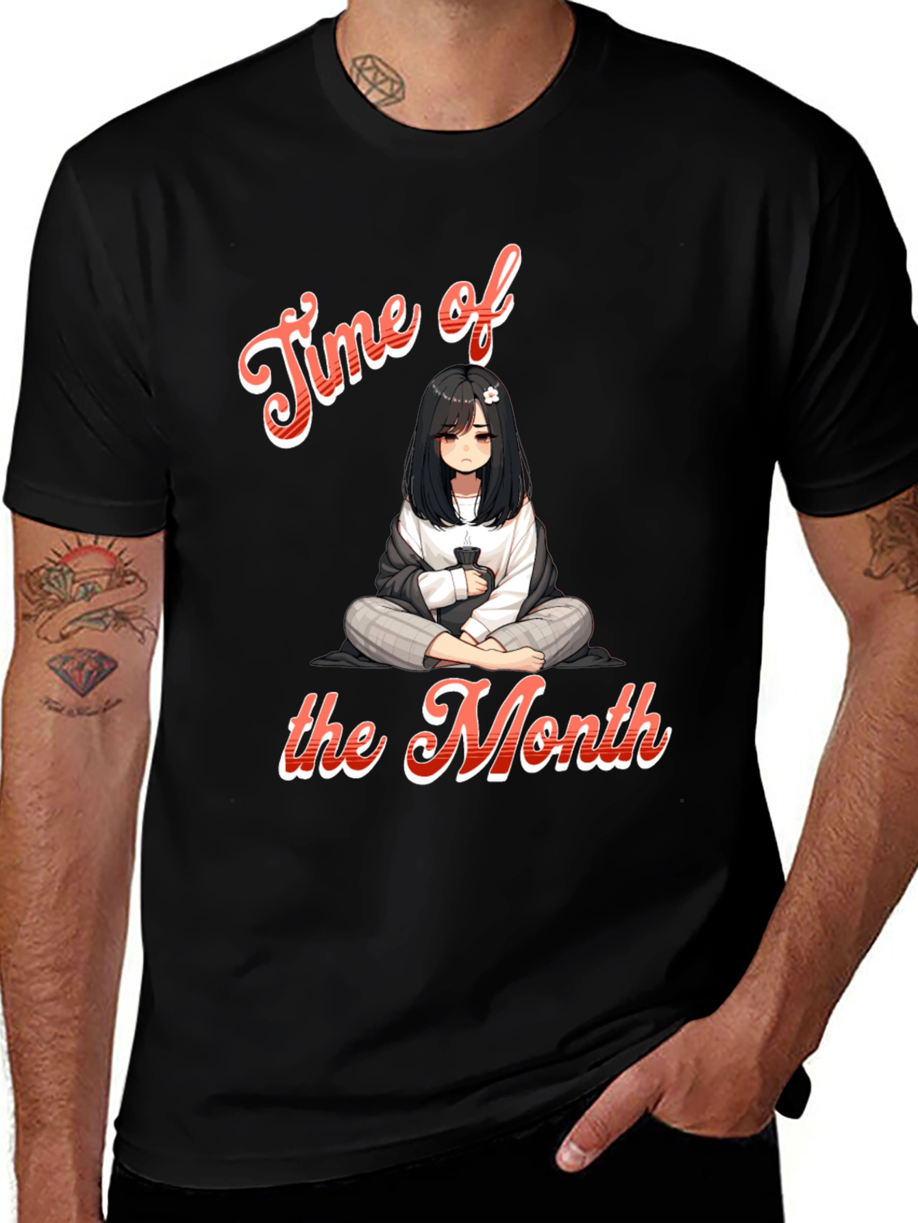 Variant 29 of Time of the Month Anime Graphic T-Shirt